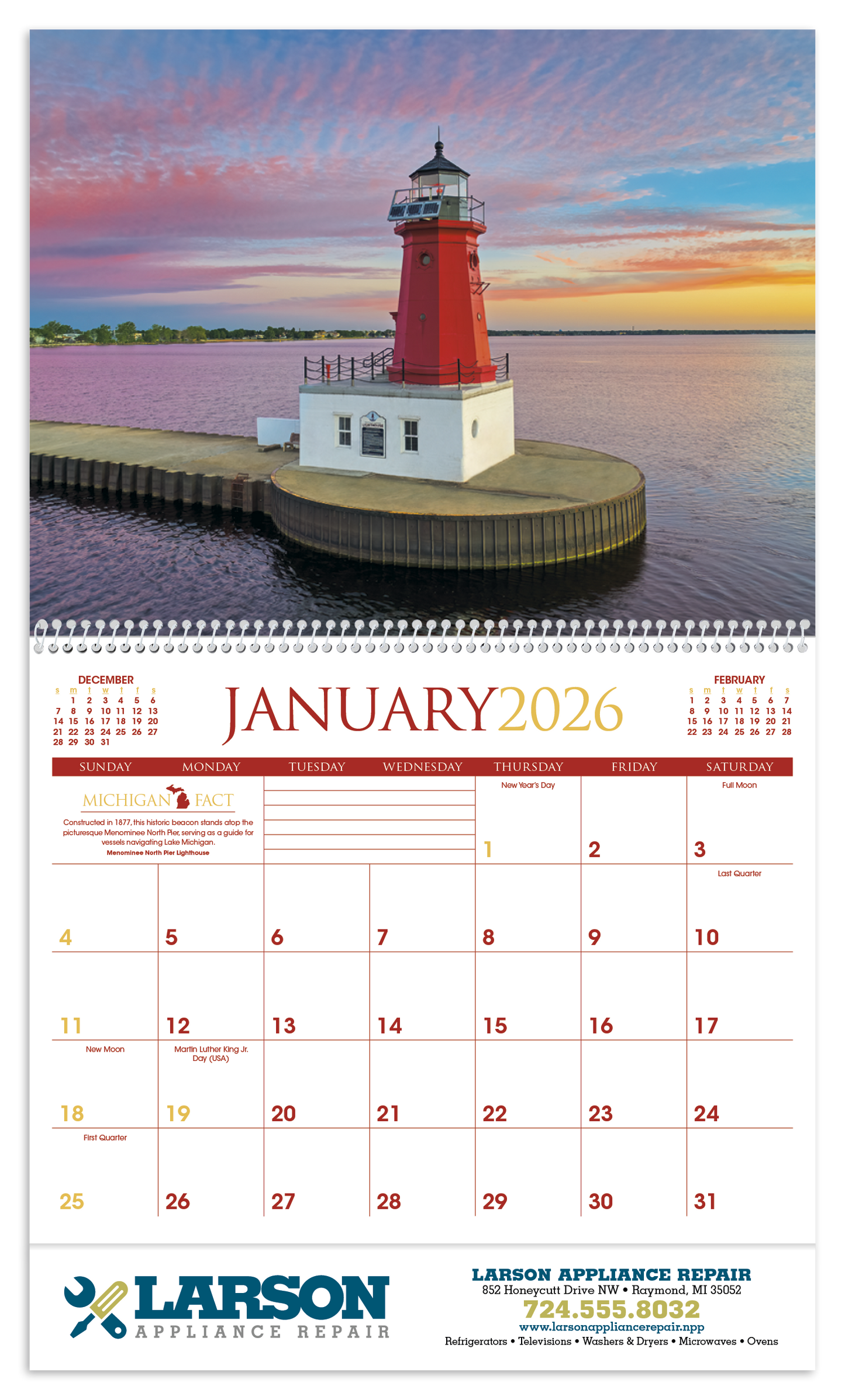 Triumph Calendars Michigan Calendar-1771