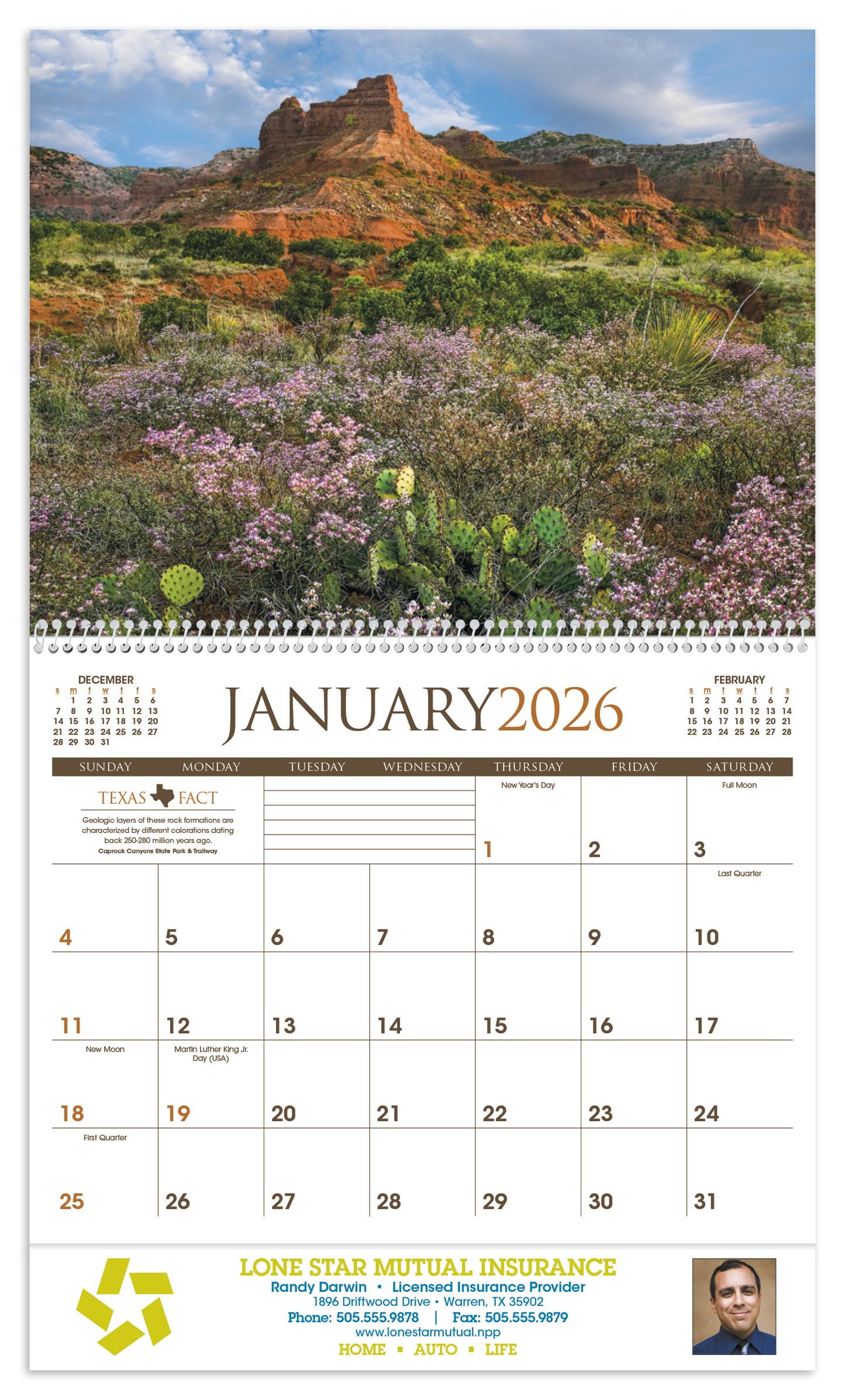 Triumph Calendars Texas Calendar-1792