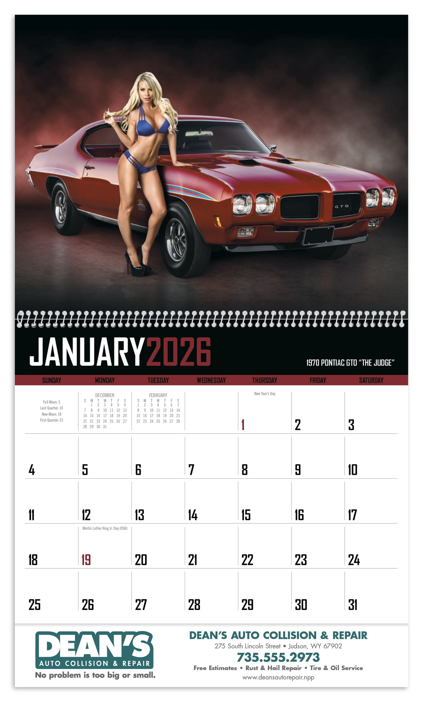 Triumph Calendars American Muscle Calendar-1854
