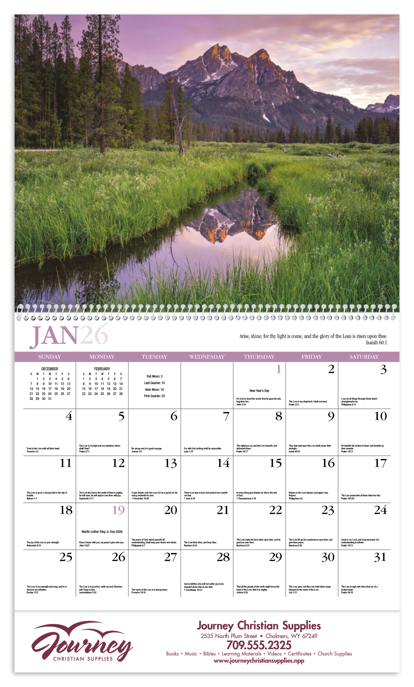 HotLine Products Reflections NonDenominational Appointment Calendar Spiral-406