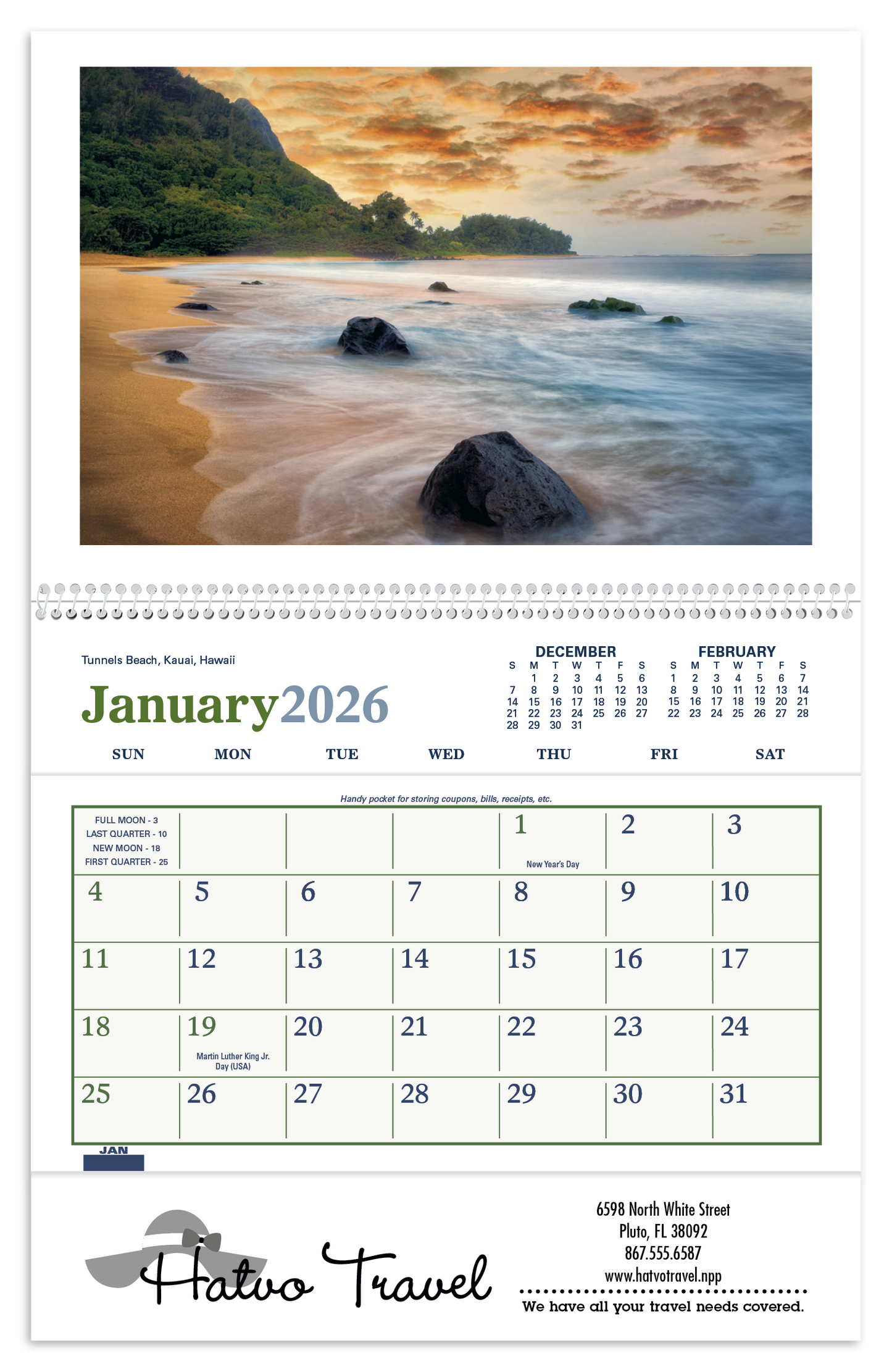 Triumph Calendars Beautiful America Pocket Calendar-4150