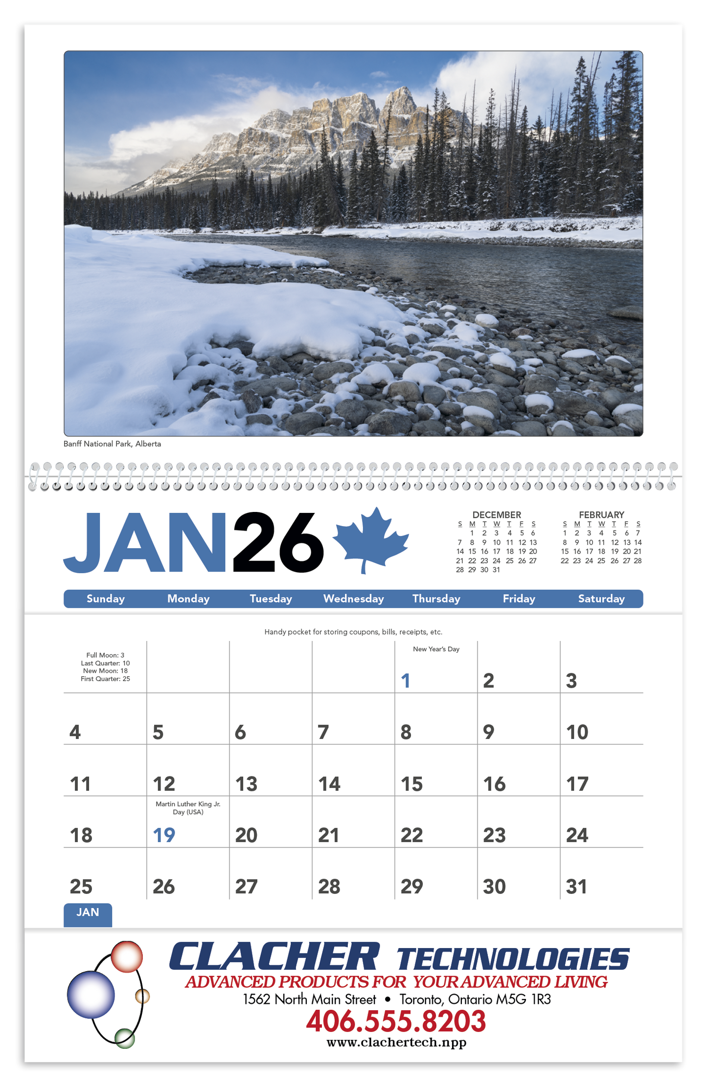 Triumph Calendars Canadian Scenic Pocket Calendar-4160