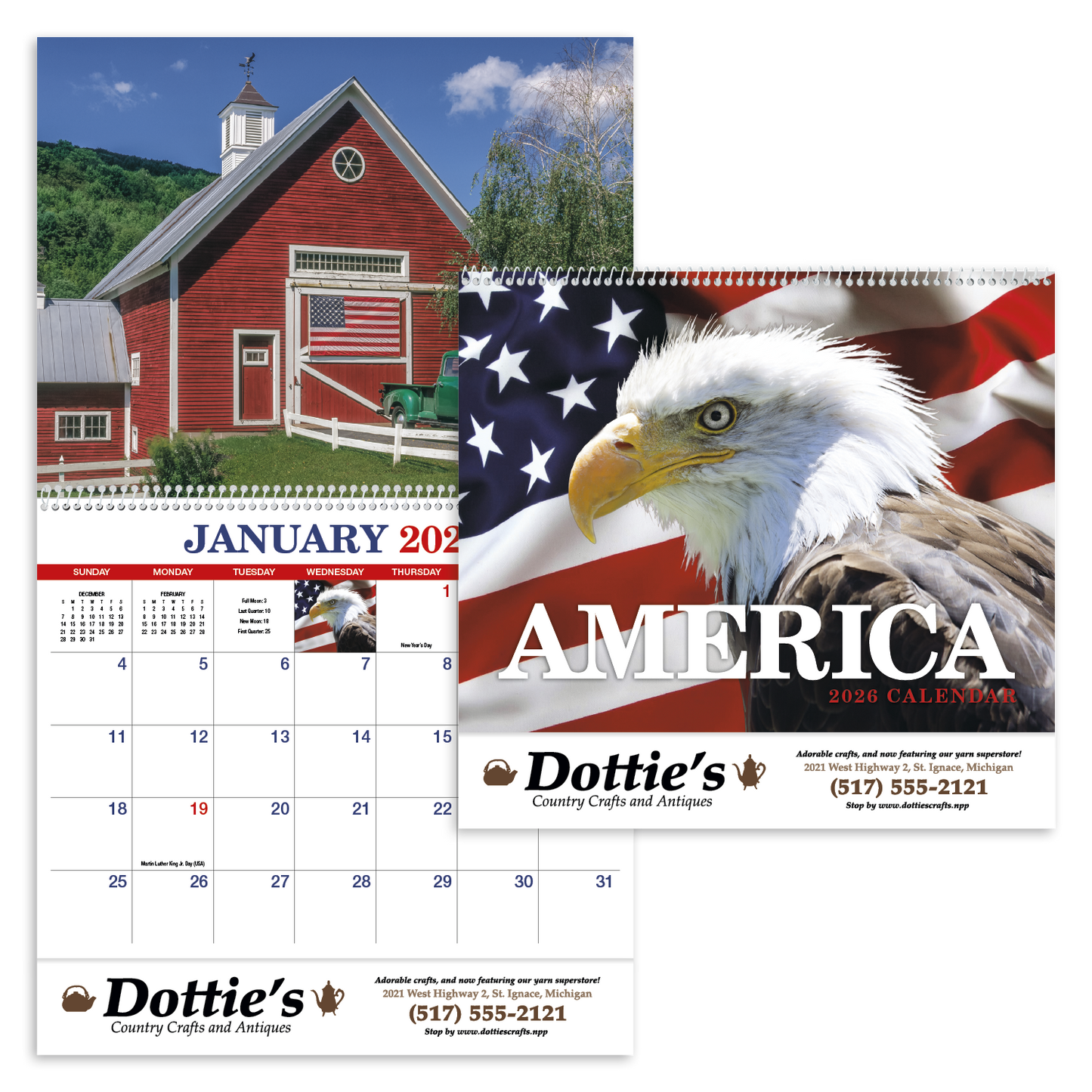 HotLine Products America Appointment Calendar Spiral-457