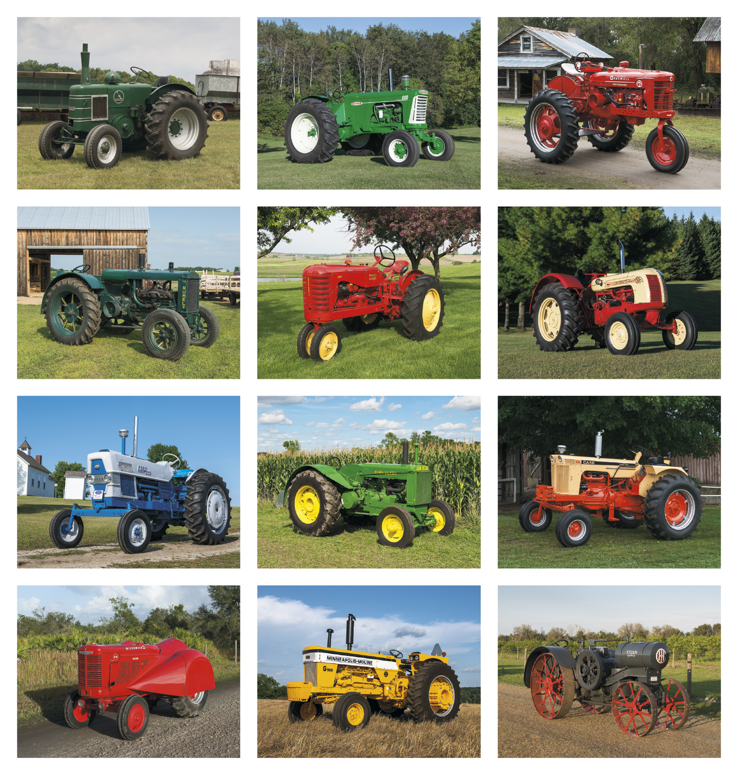 HotLine Products Vintage Tractors Appointment Calendar Spiral-471