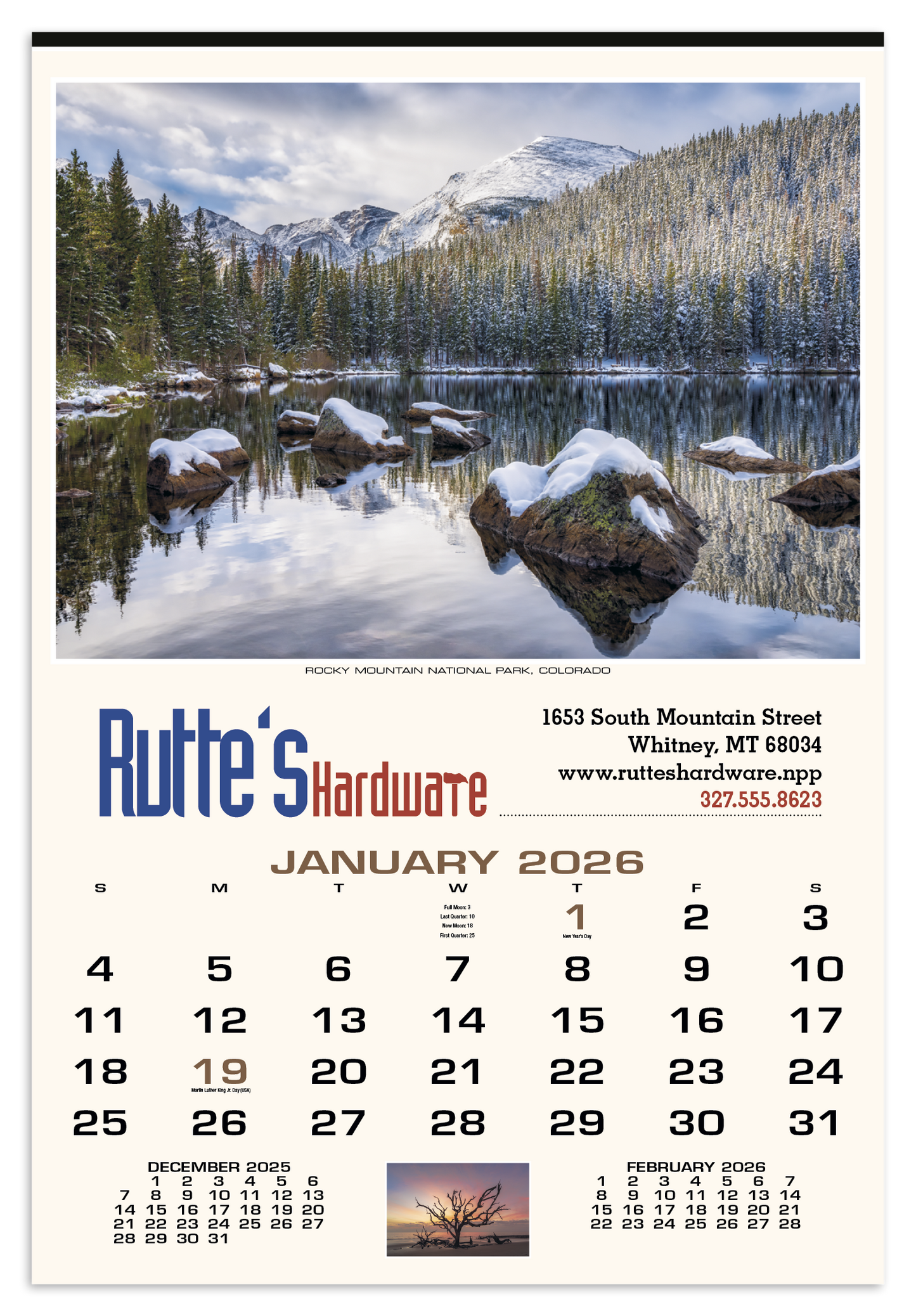 HotLine Products Scenic America Executive Calendar-633