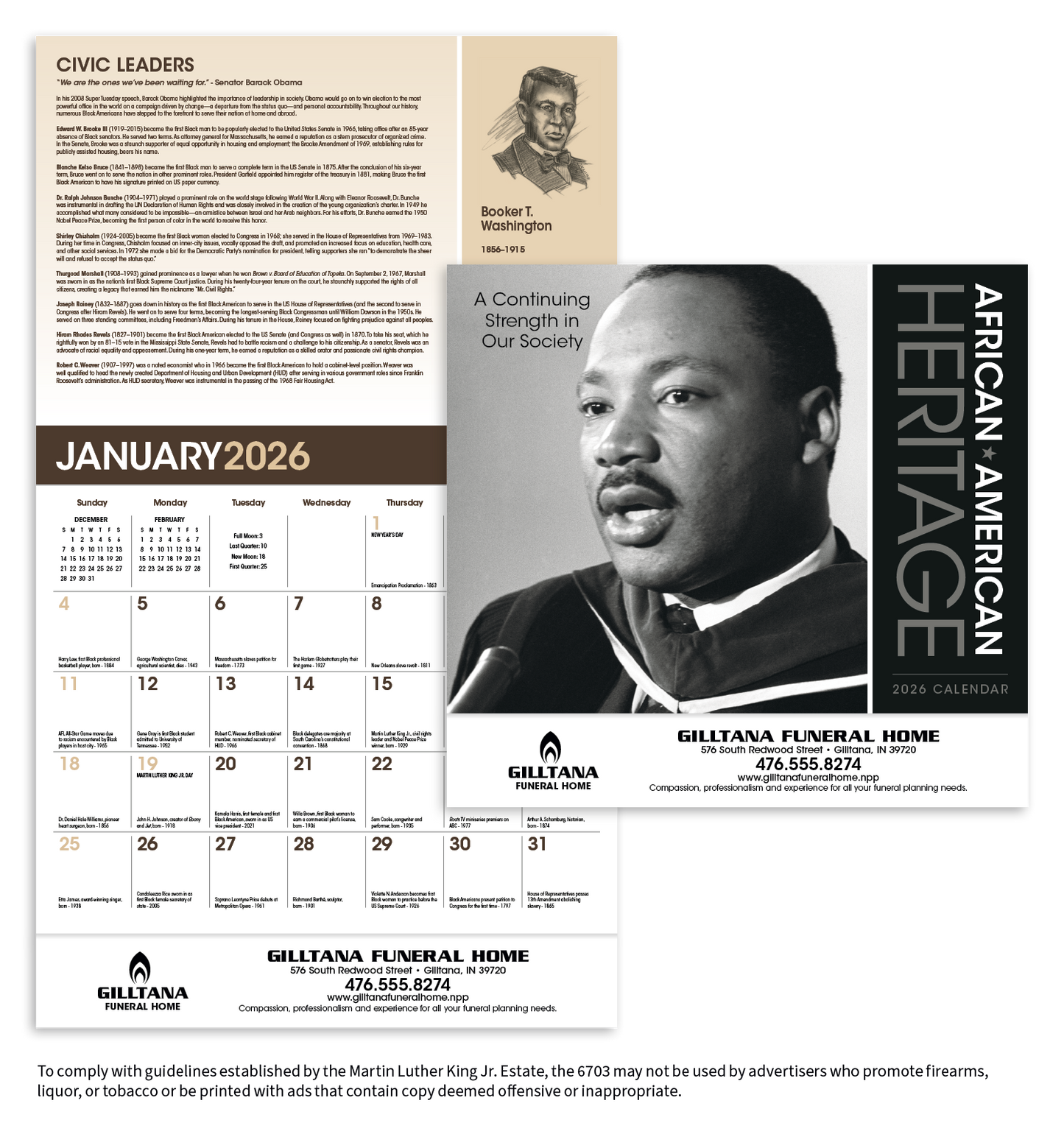 Triumph Calendars AfricanAmerican Heritage Dr Martin Luther King Jr Calendar-6703
