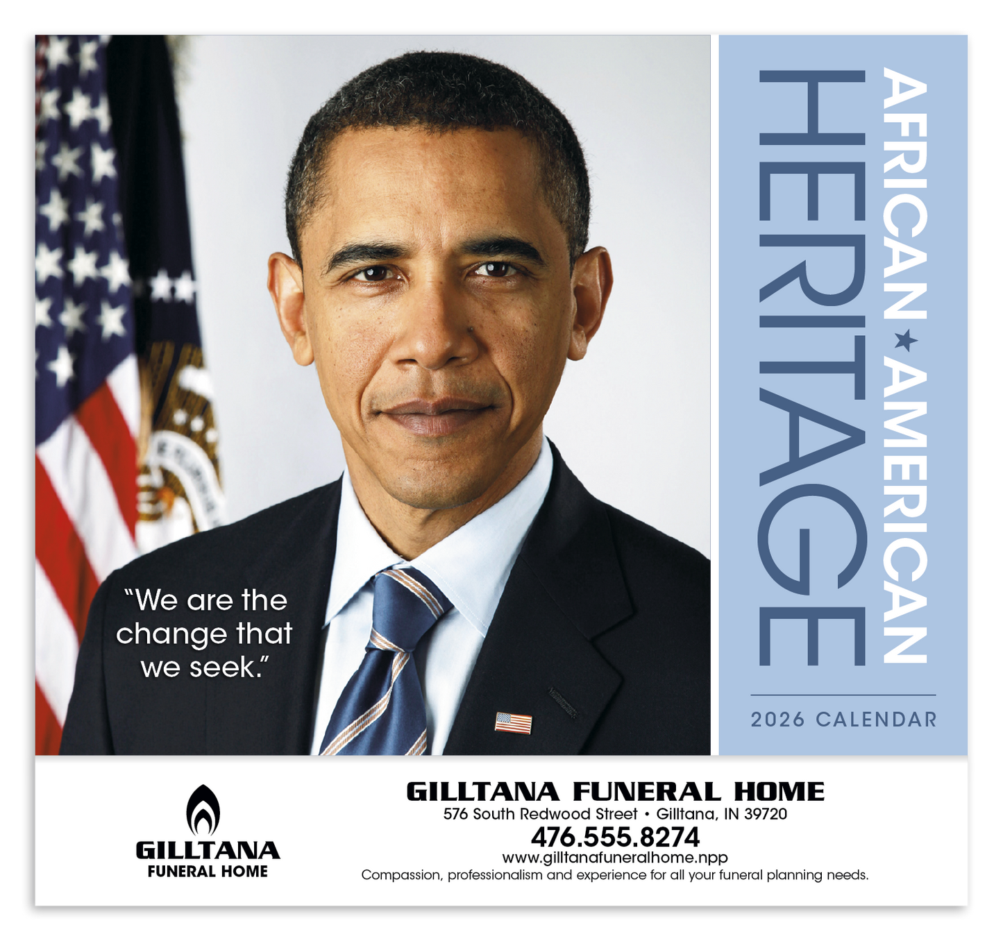 Triumph Calendars AfricanAmerican Heritage Barack Obama Calendar-6705