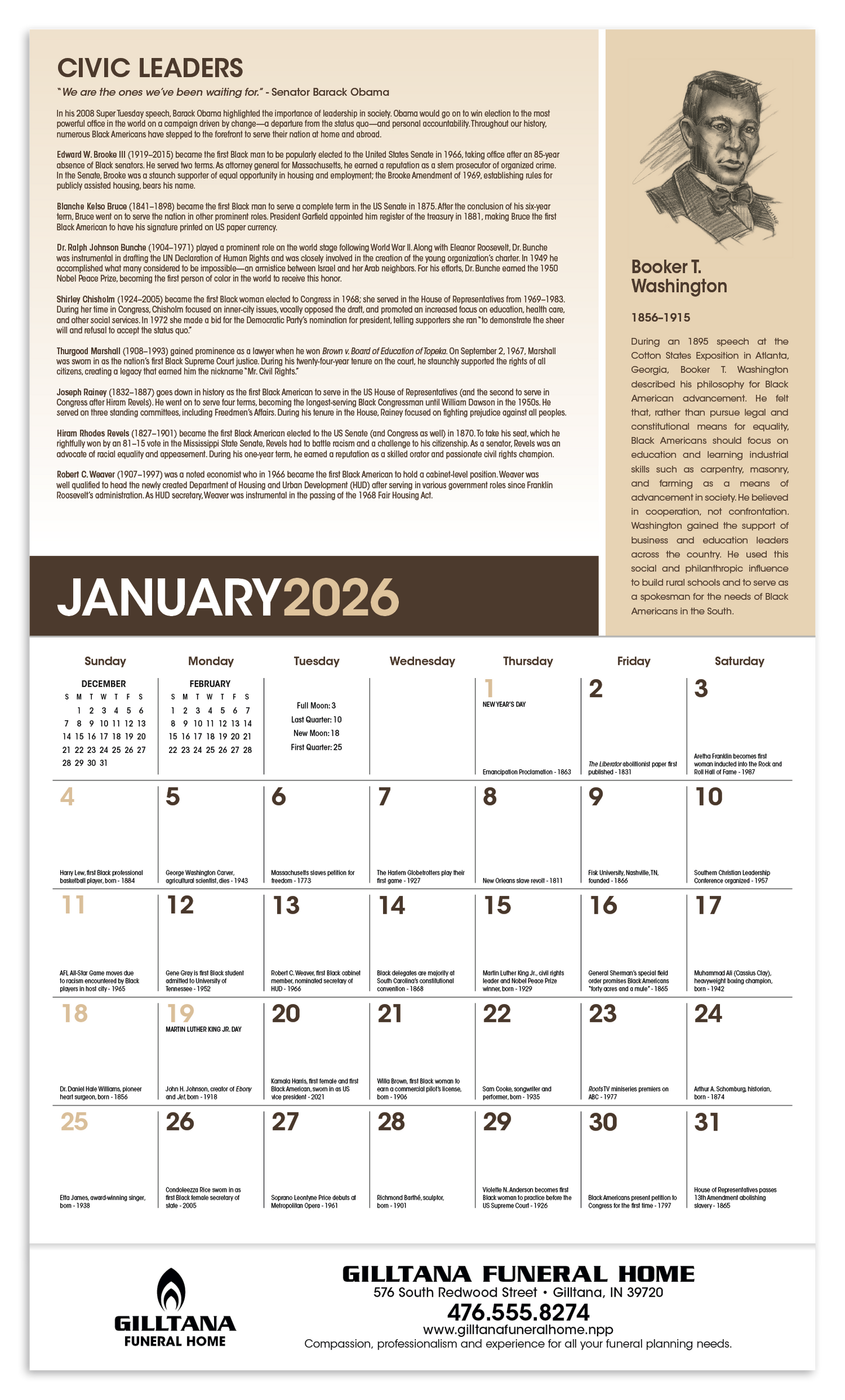 Triumph Calendars AfricanAmerican Heritage Barack Obama Calendar-6705