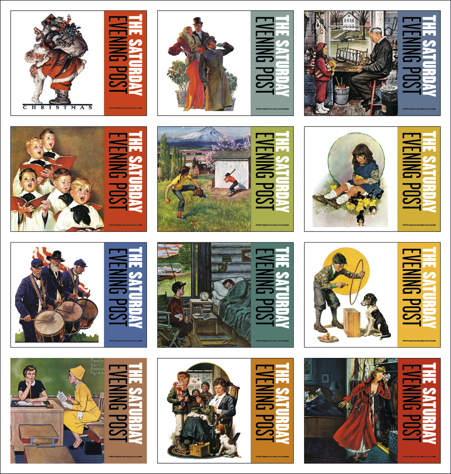 Good Value The Saturday Evening Post Spiral Calendar-7009