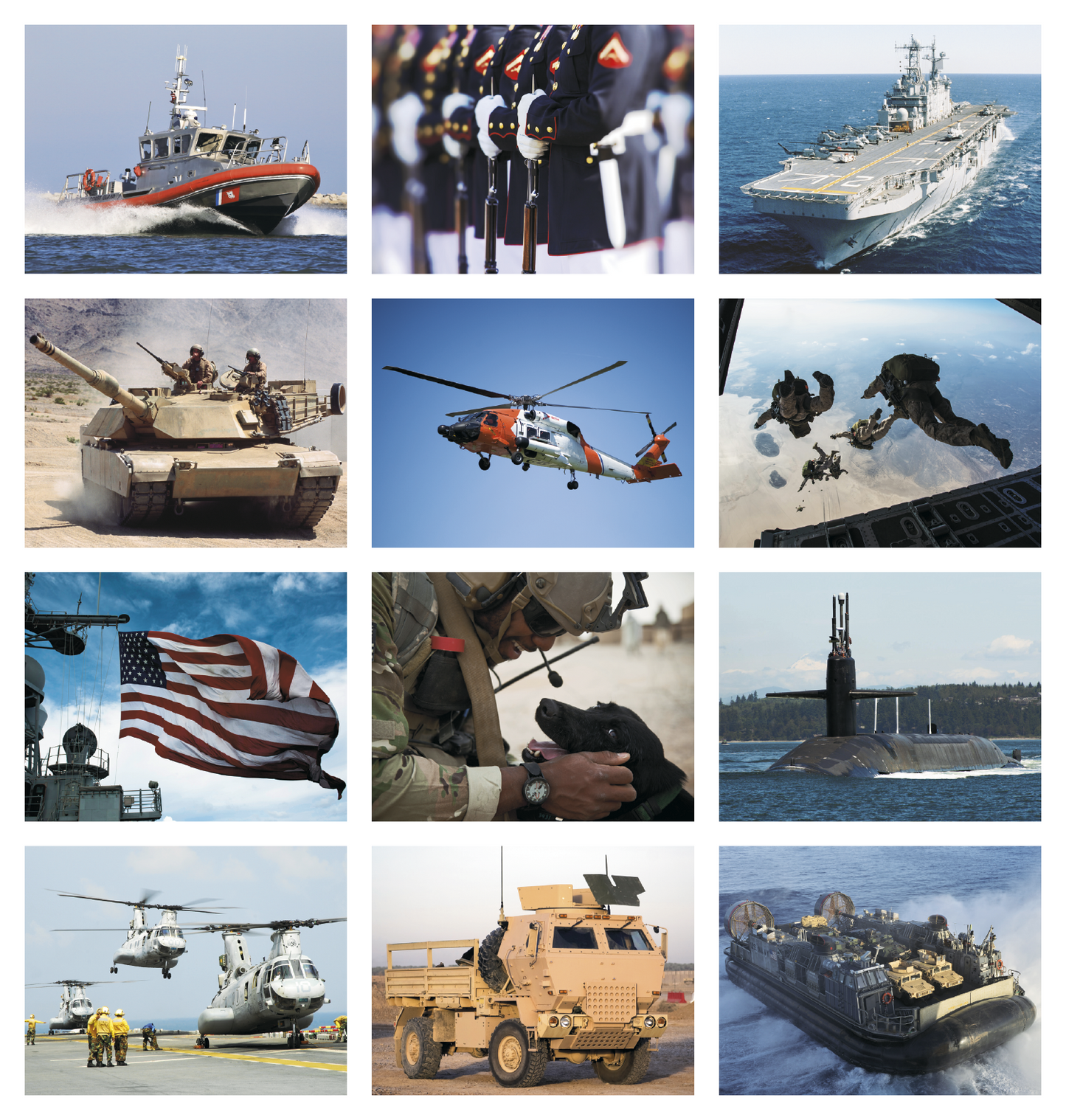 Good Value American Armed Forces Spiral Calendar-7012