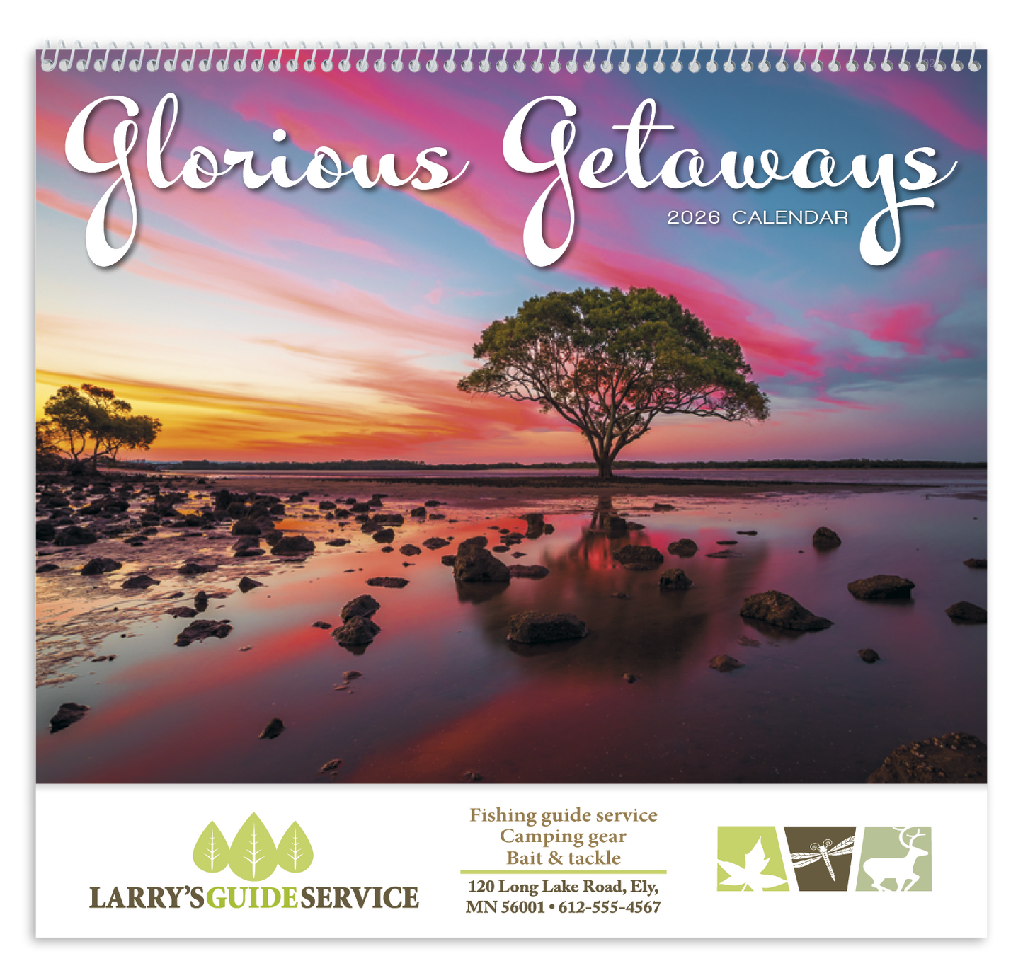 Good Value Glorious Getaways Spiral Calendar-7025