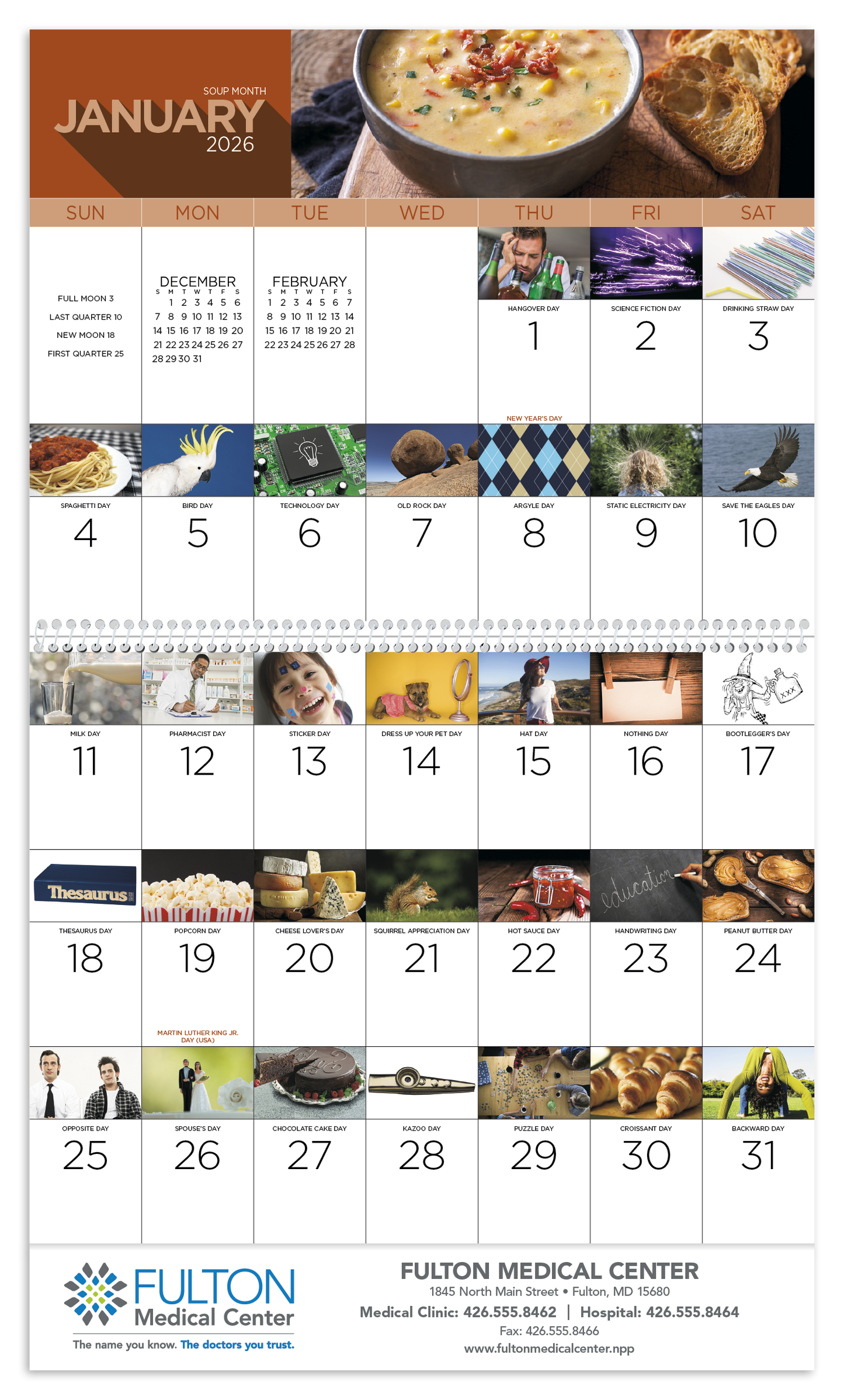 Good Value National Day Spiral Calendar-7032