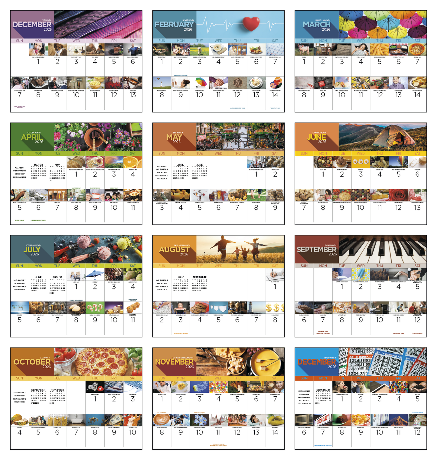 Good Value National Day Spiral Calendar-7032
