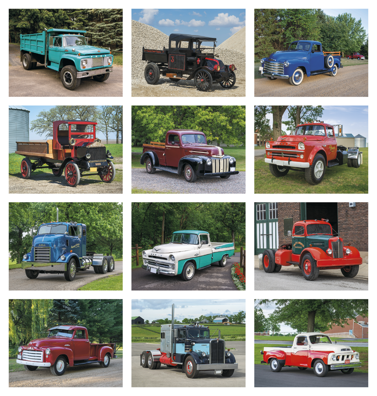 Good Value Treasured Trucks Spiral Calendar-7037