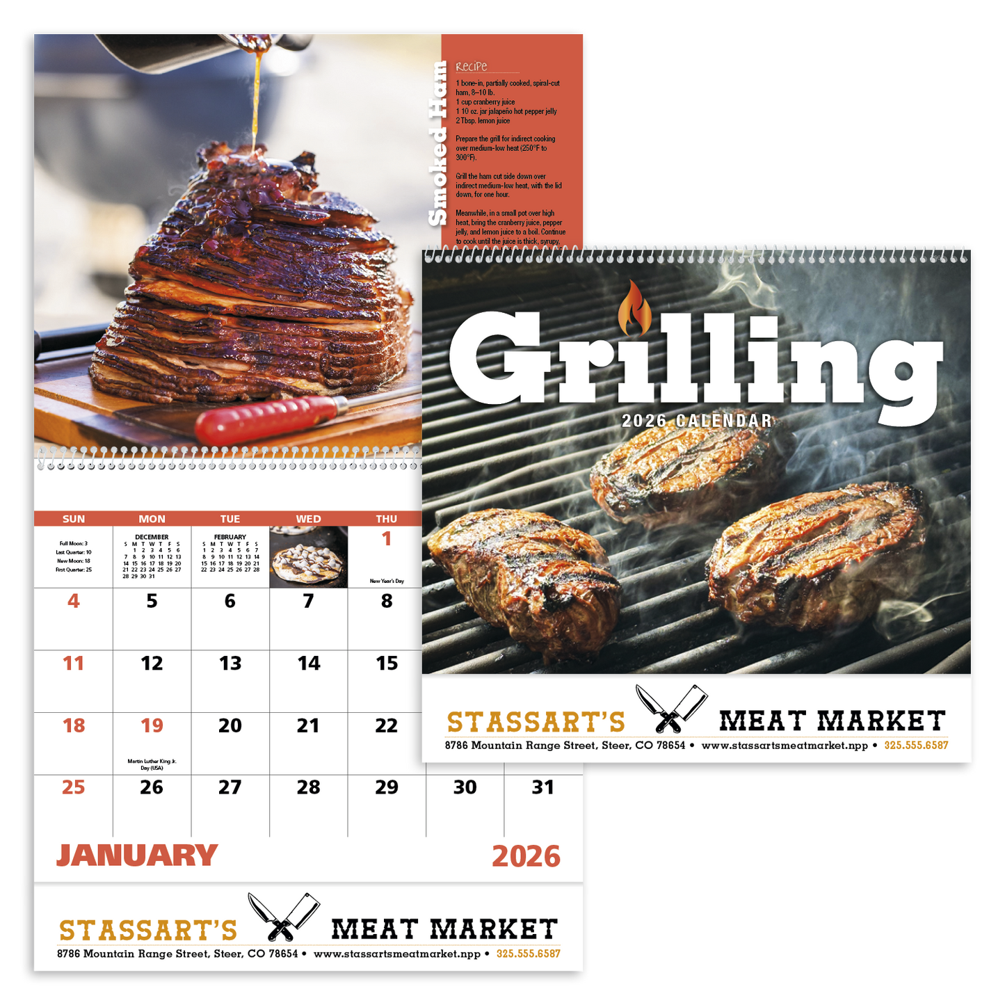 Good Value Grilling Spiral Calendar-7062