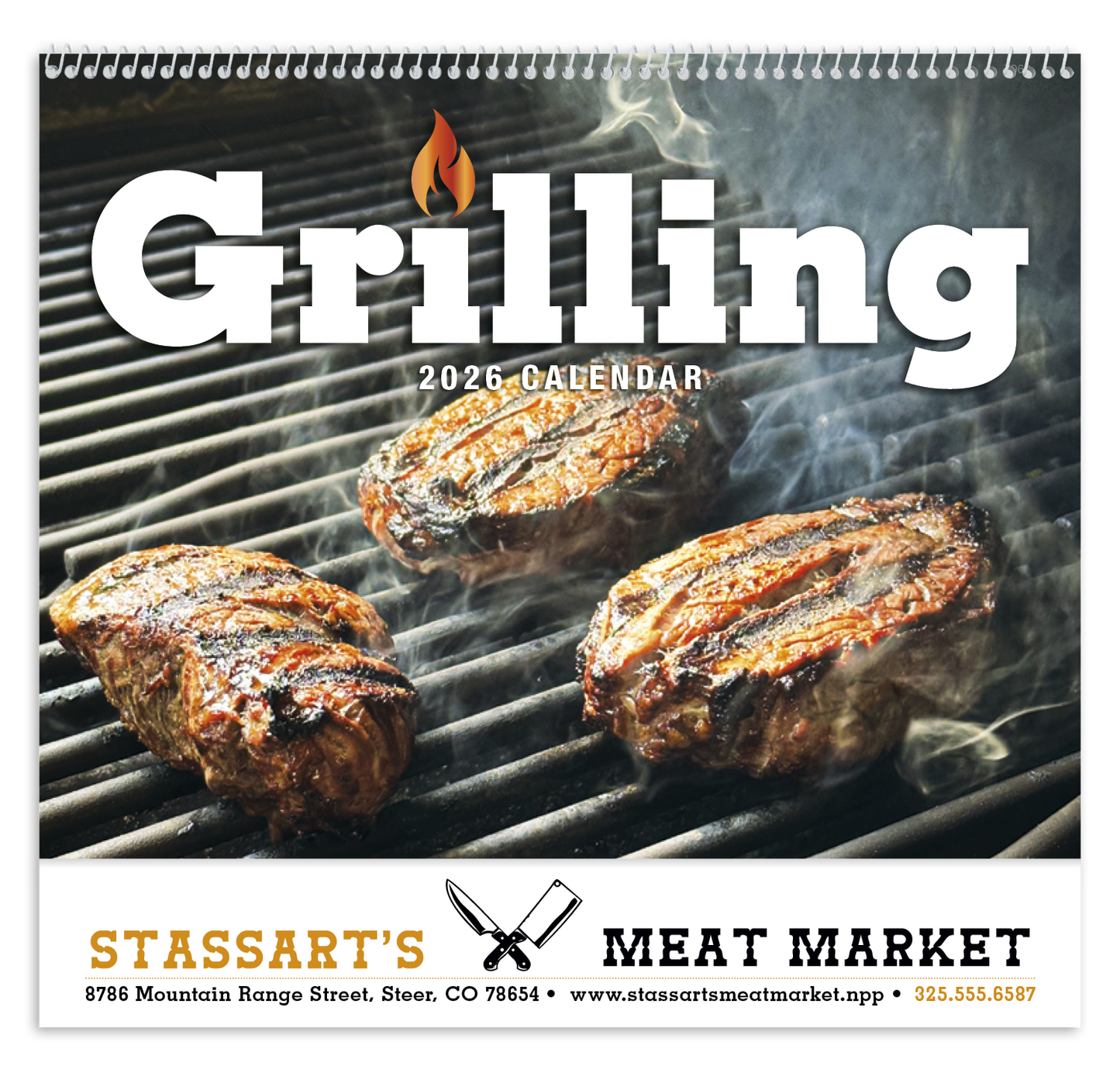 Good Value Grilling Spiral Calendar-7062
