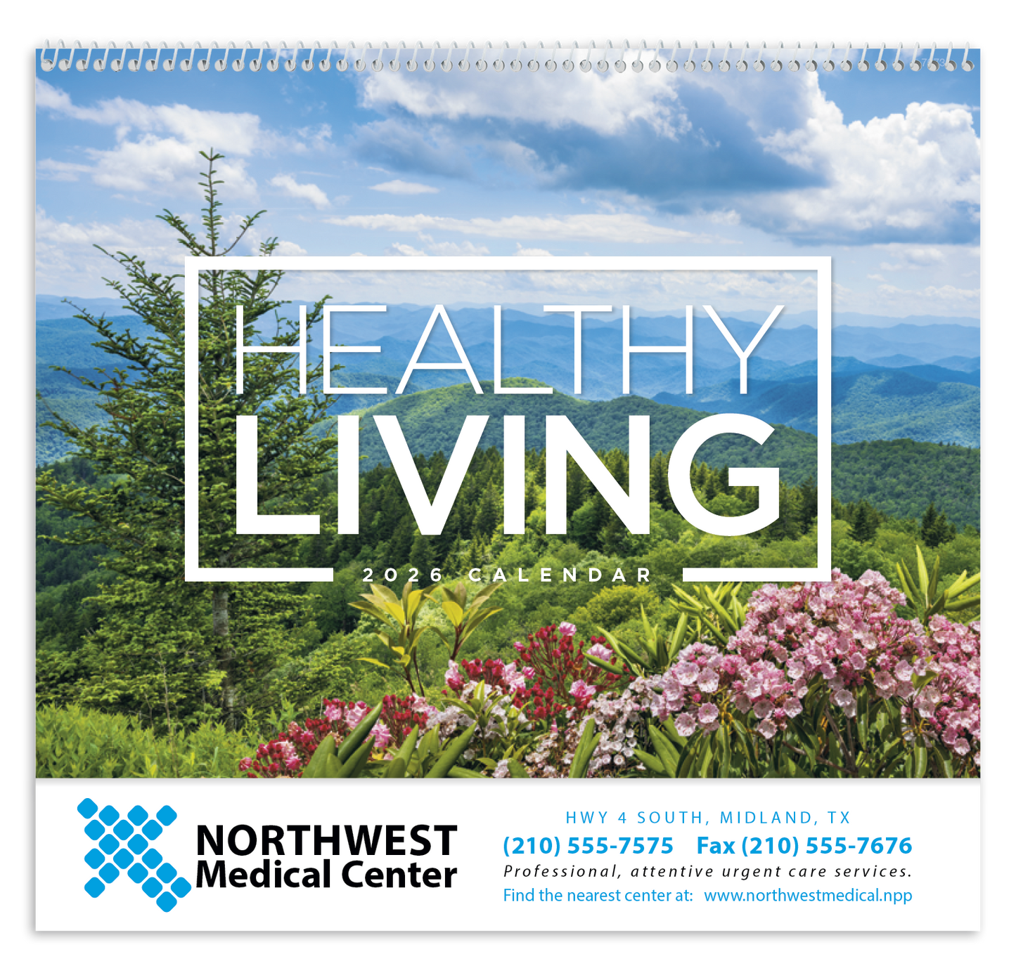 Good Value Healthy Living Spiral Calendar-7073