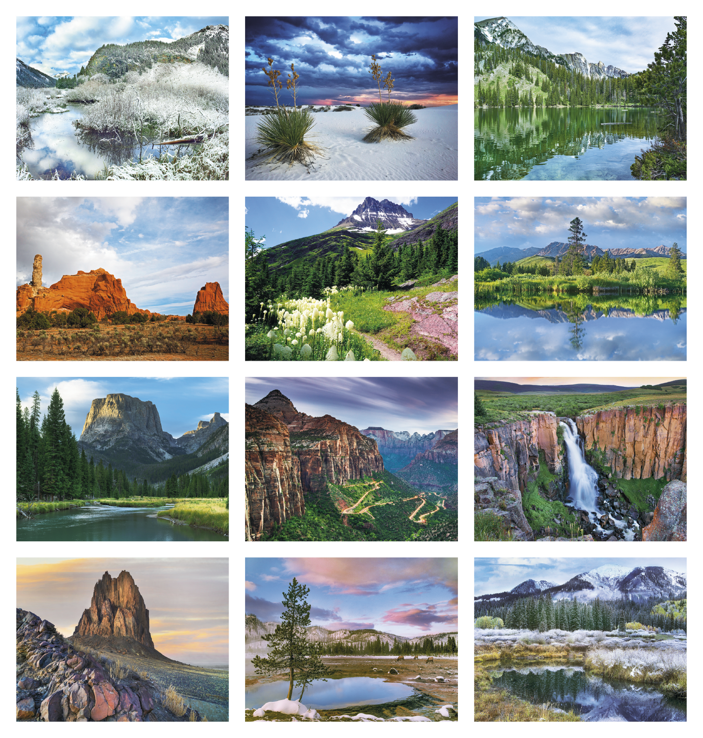 Good Value Rocky Mountains Spiral Calendar-7078
