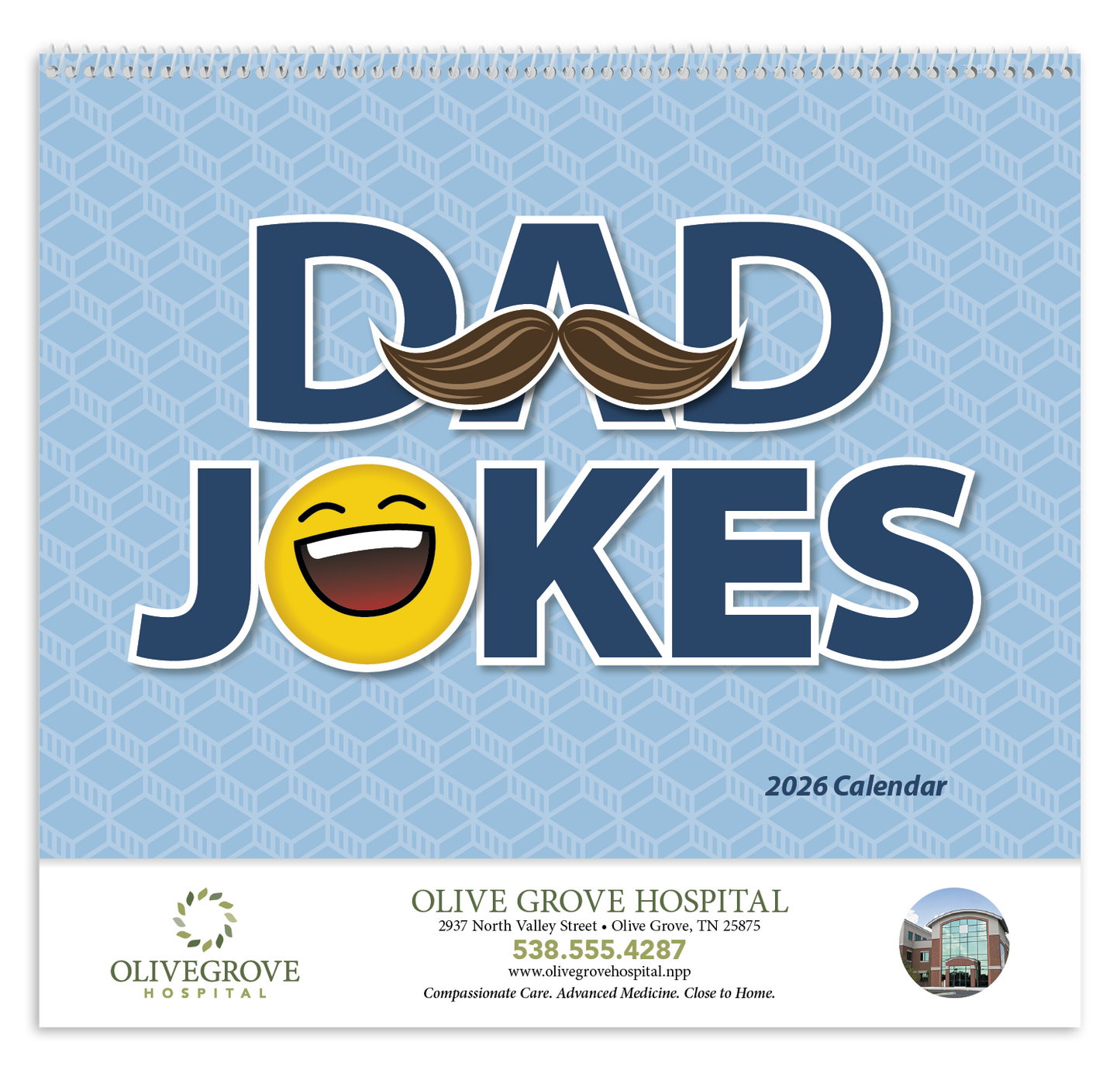Good Value Dad Jokes Spiral Calendar-7082