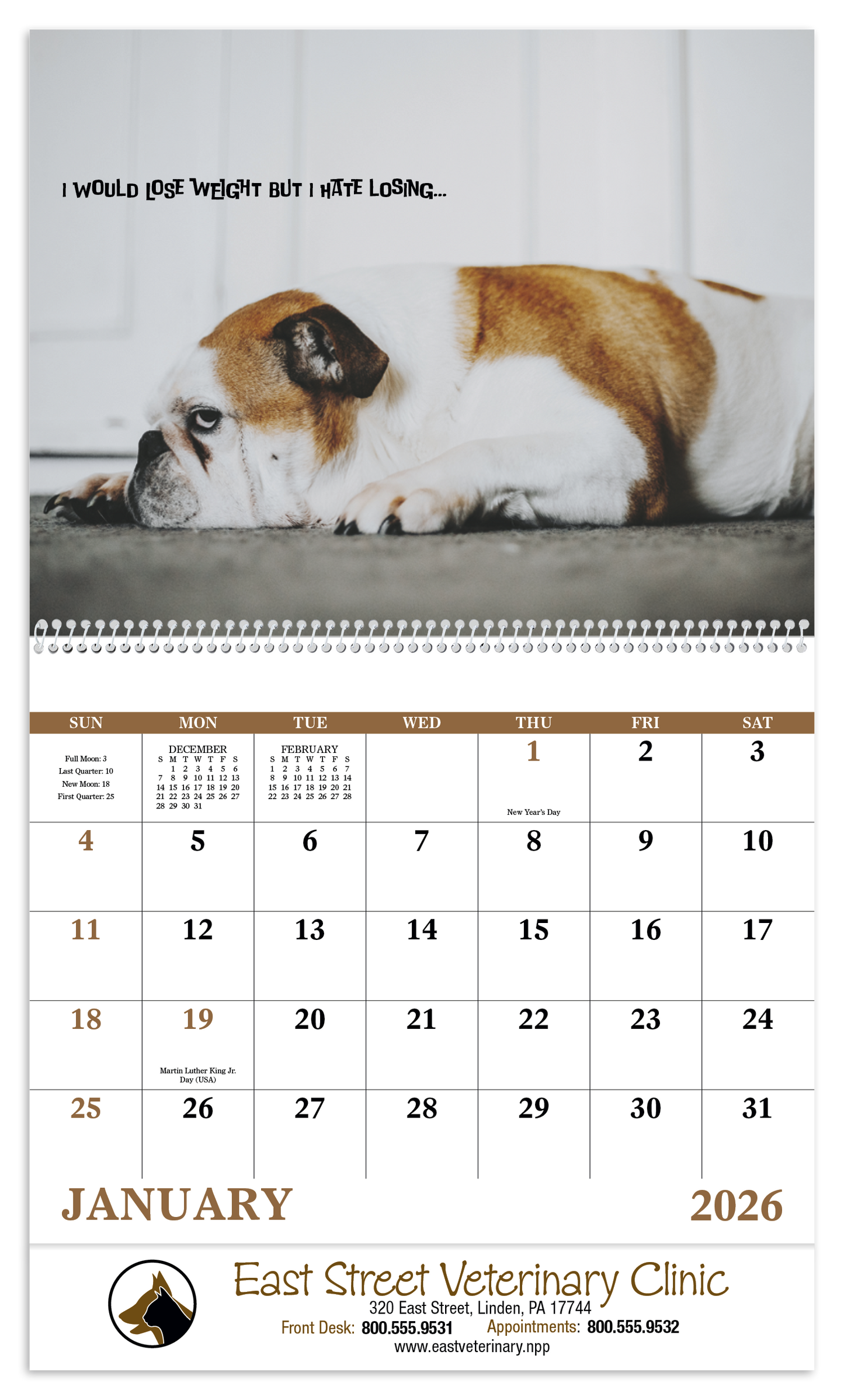 Good Value Pets with Attitude Spiral Calendar-7086