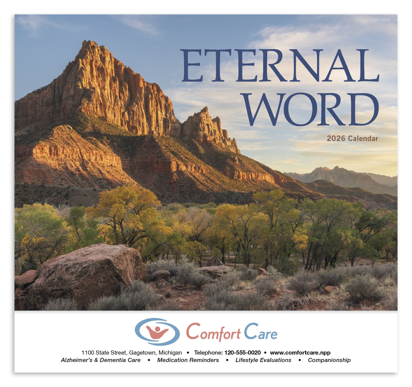 Good Value Eternal Word Stapled Calendar-7223