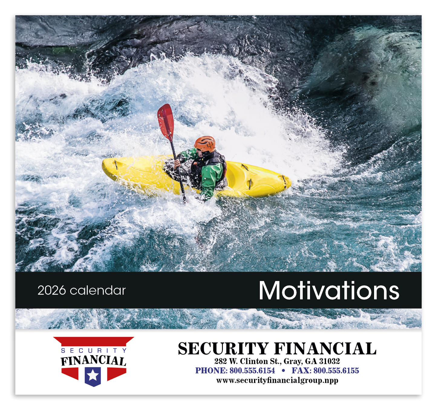 Good Value Motivations Stapled Calendar-7228