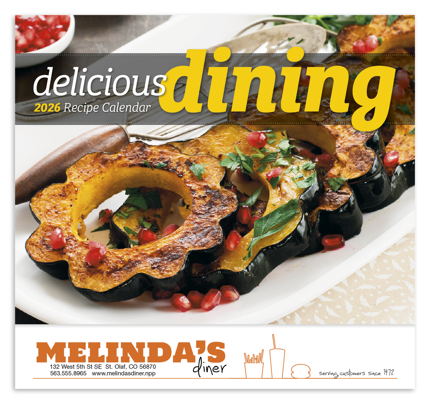 Good Value Delicious Dining Stapled Calendar-7231