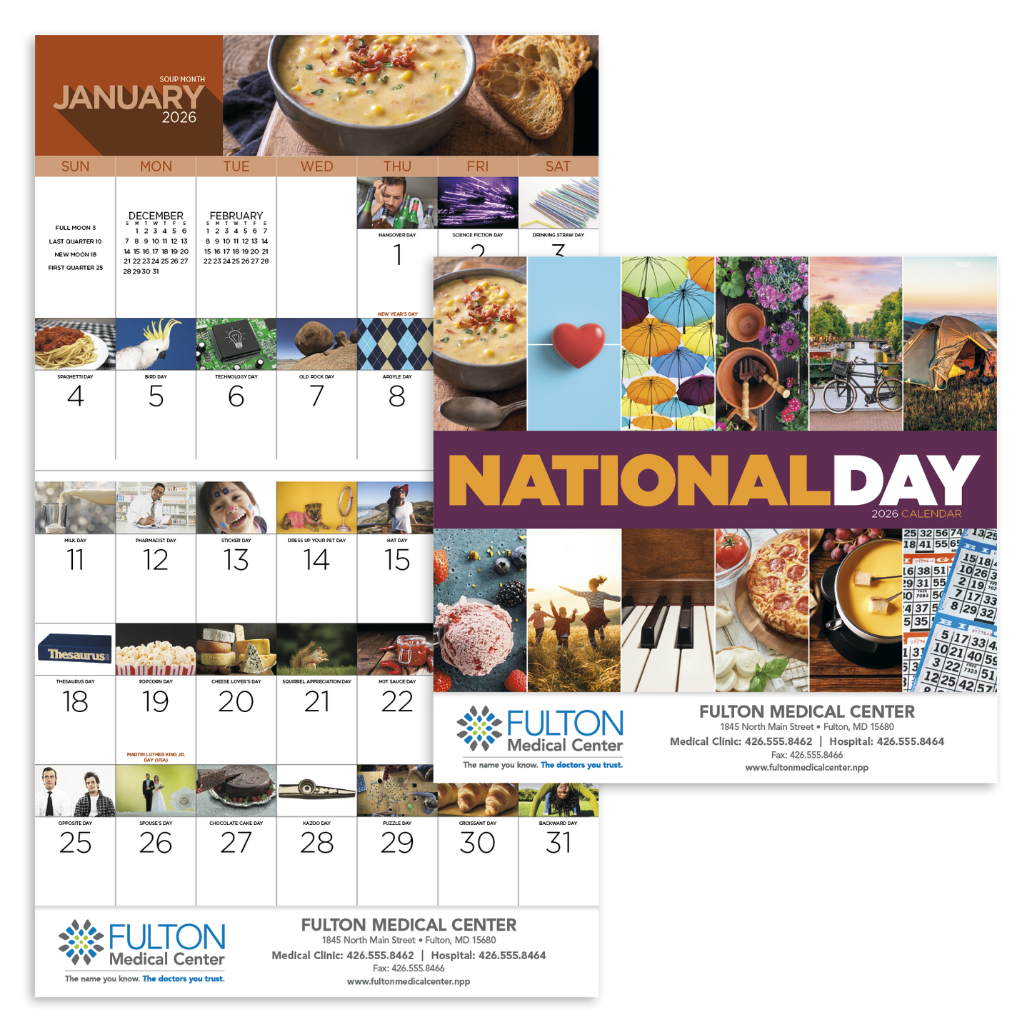 Good Value National Day Stapled Calendar-7232