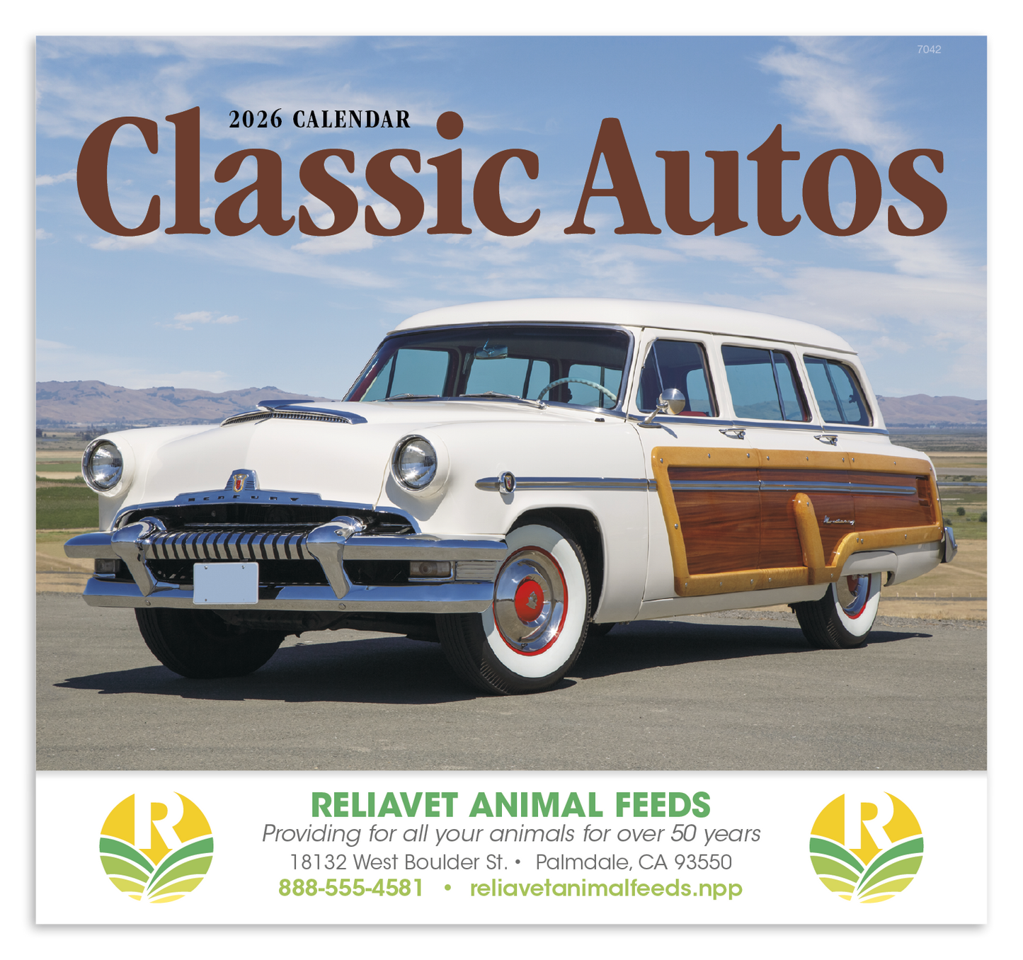 Good Value Classic Autos Stapled Calendar-7242