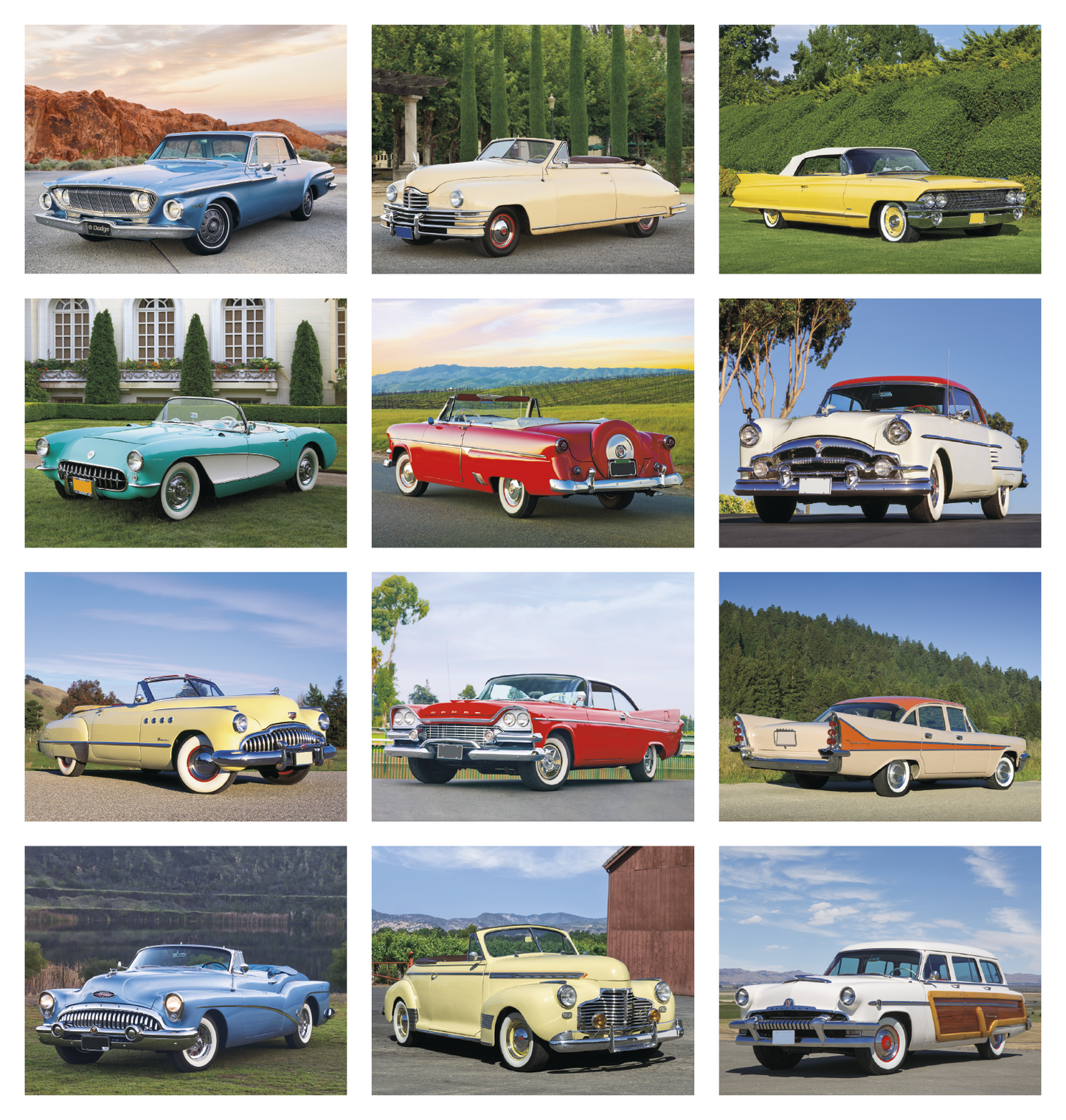 Good Value Classic Autos Stapled Calendar-7242