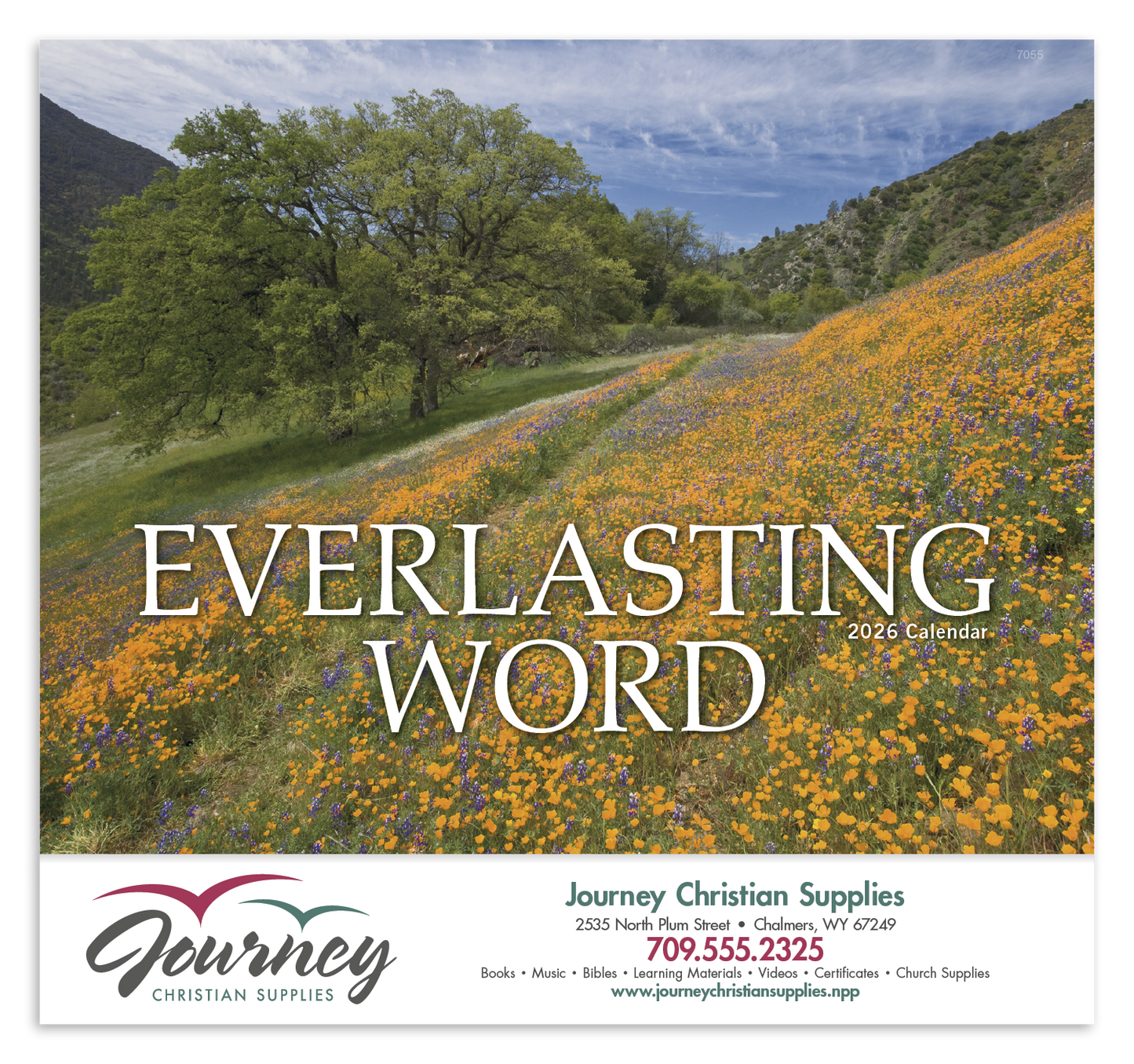 Good Value Everlasting Word Stapled Calendar-7255