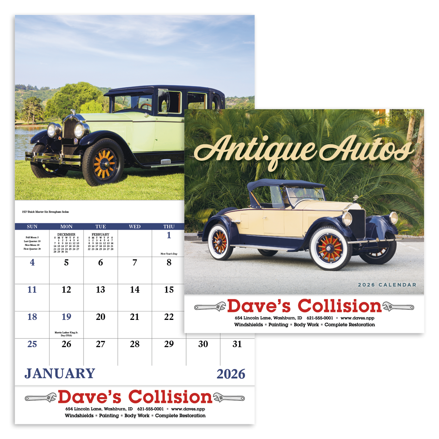 Good Value Antique Autos Calendar-7257