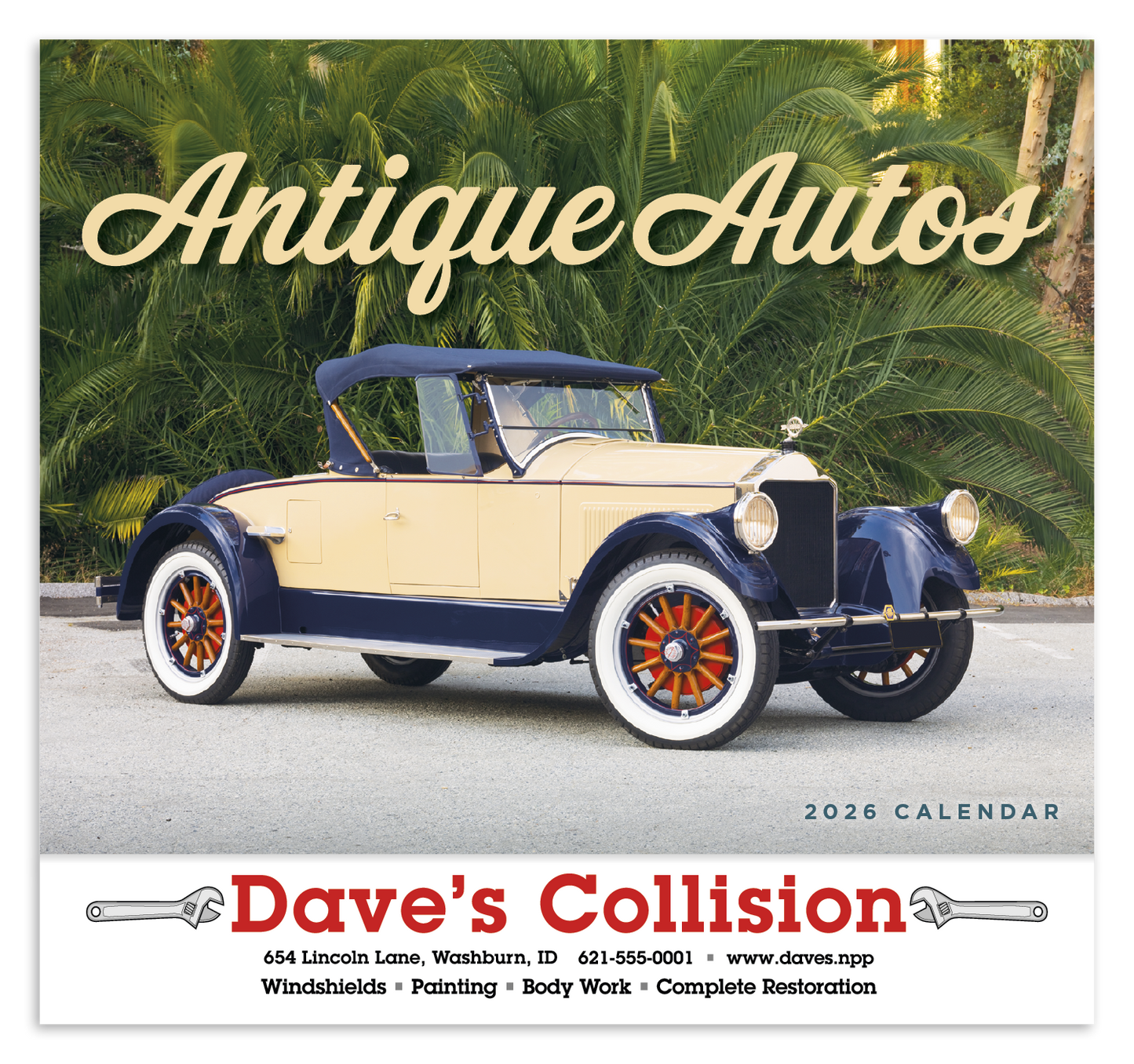 Good Value Antique Autos Calendar-7257