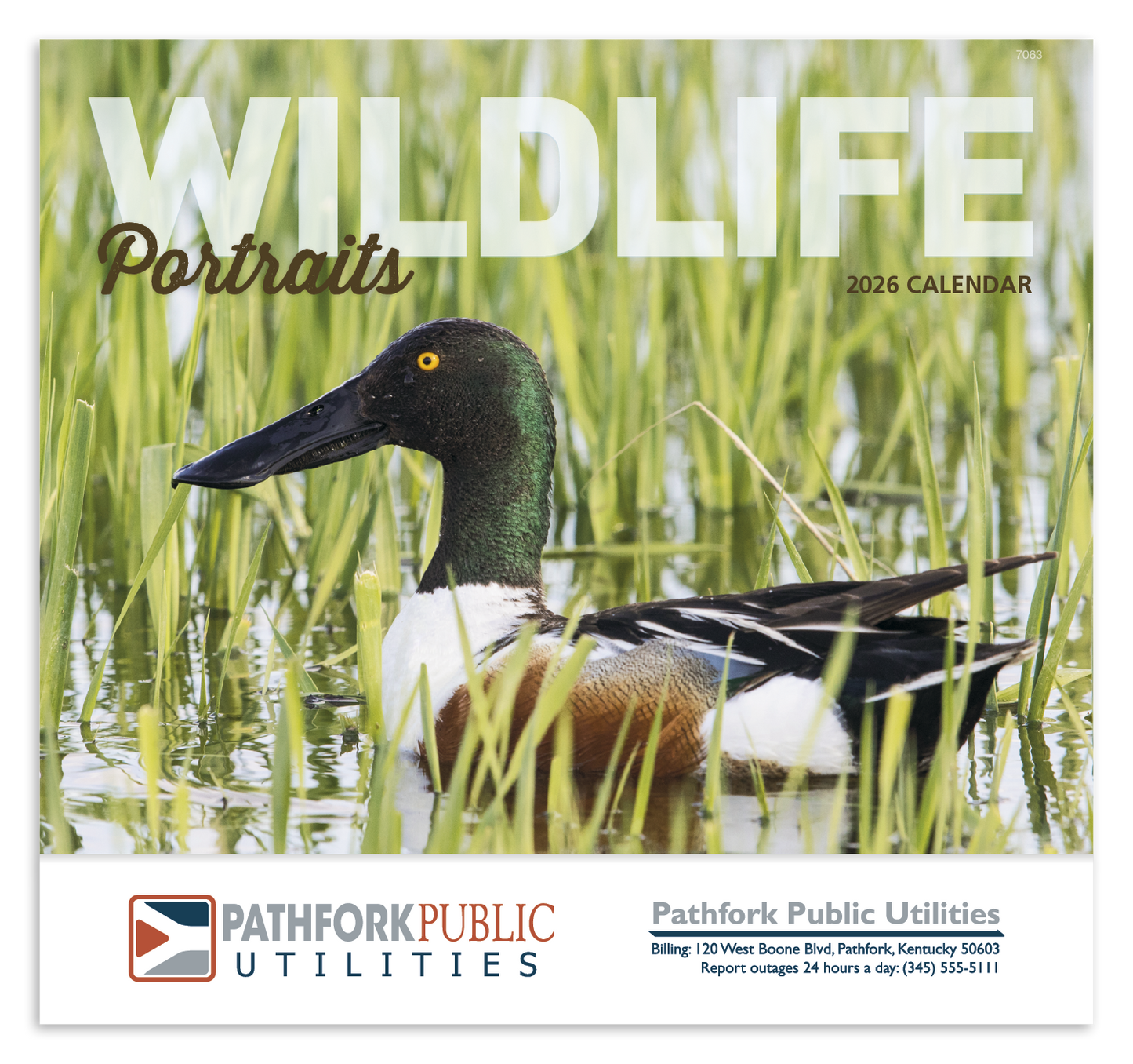 Good Value Wildlife Portraits Stapled Calendar-7263