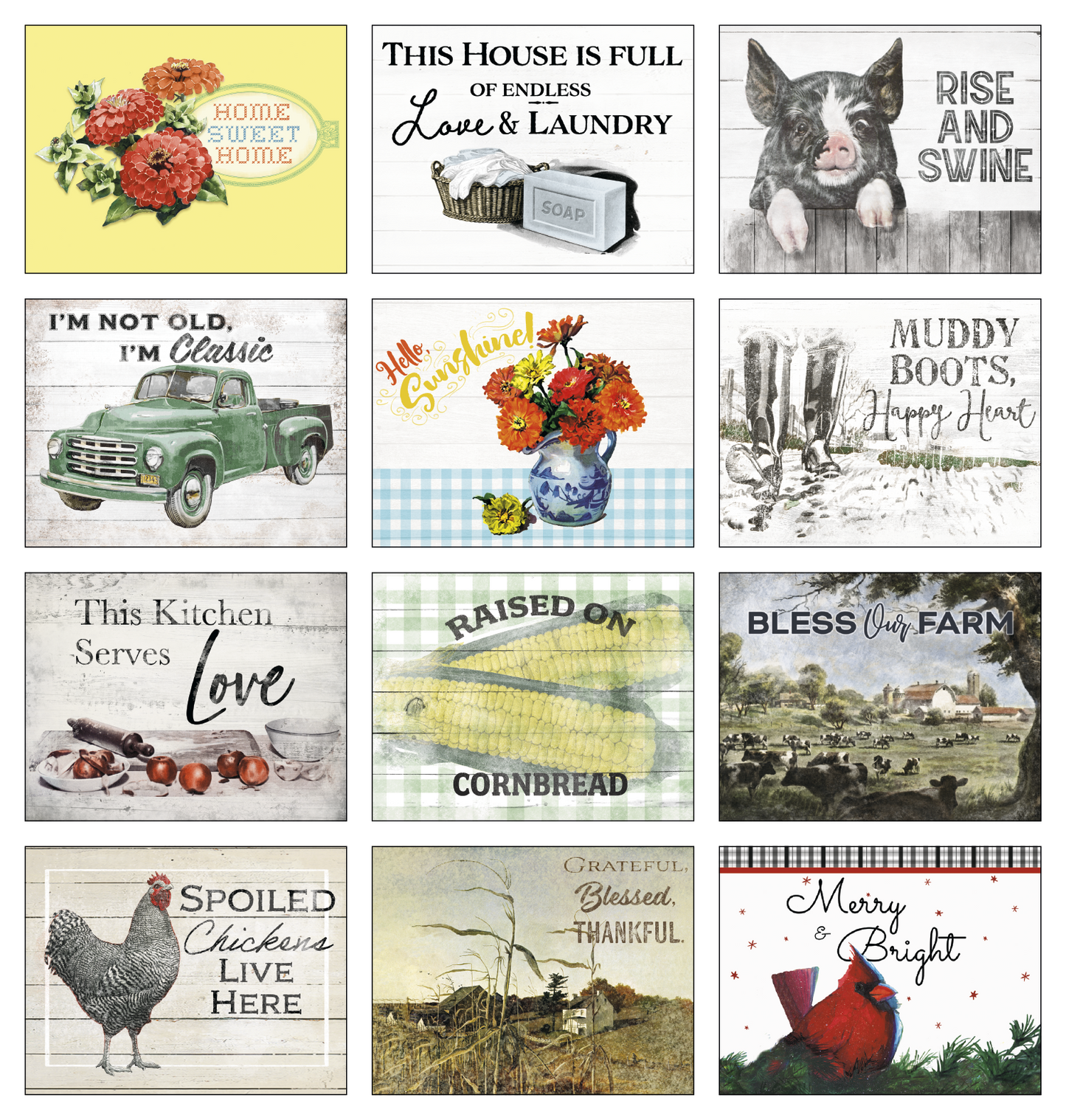 Good Value Country Days Stapled Calendar-7266