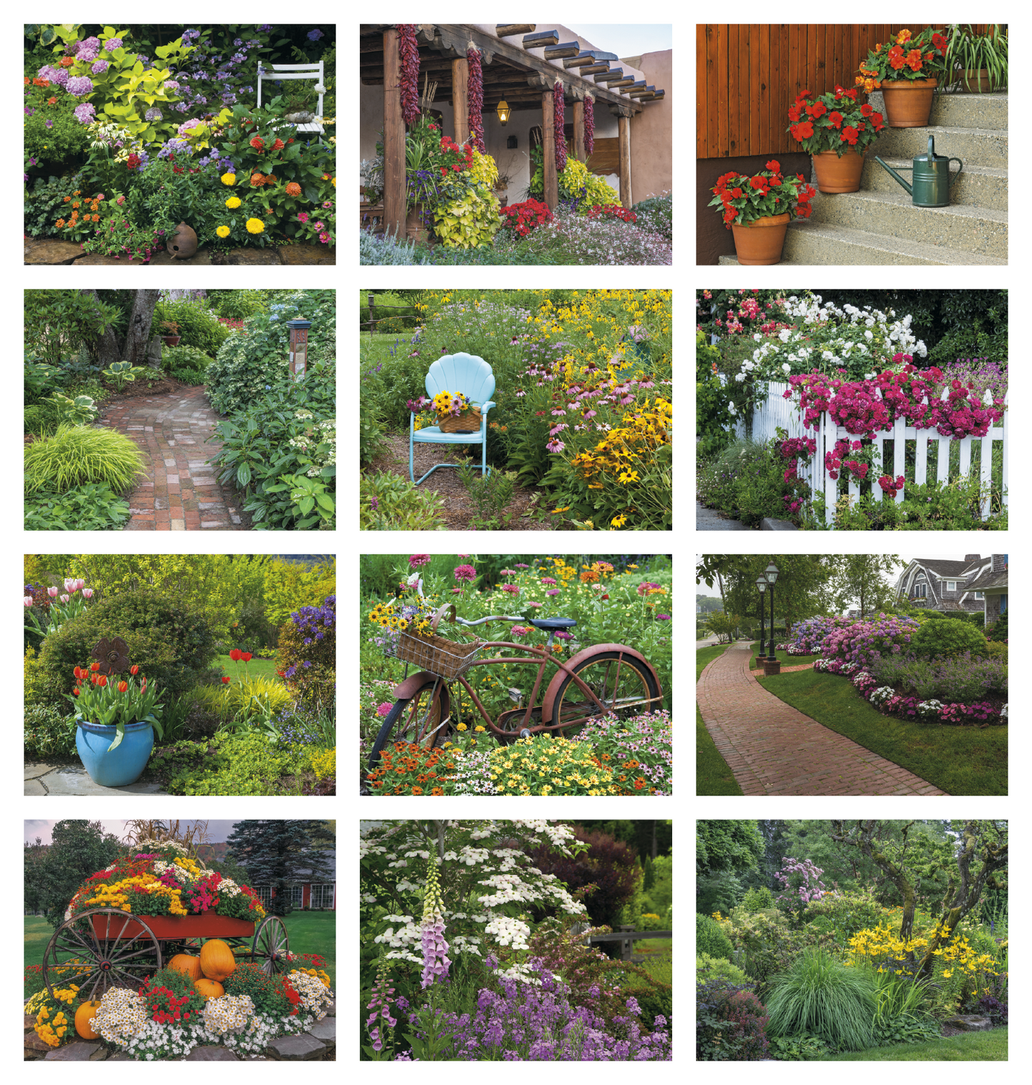 Good Value Garden Walk Stapled Calendar-7277