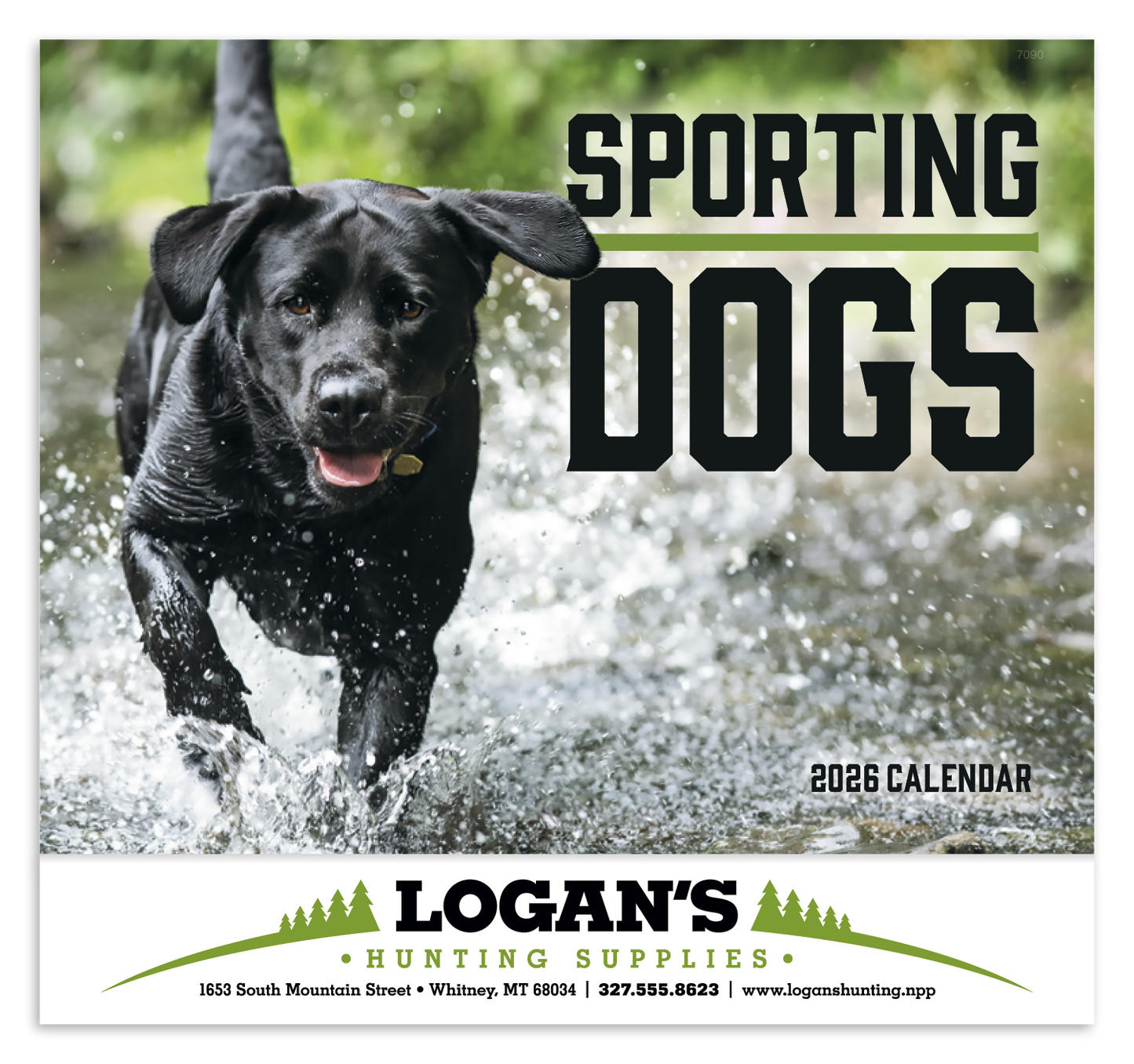 Good Value Sporting Dogs Stapled Calendar-7290