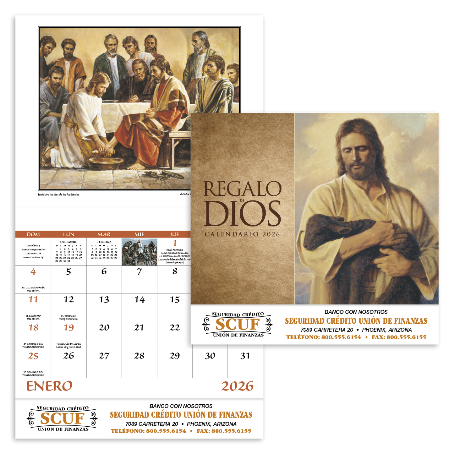 Good Value Regalo de Dios Stapled Calendar-7295