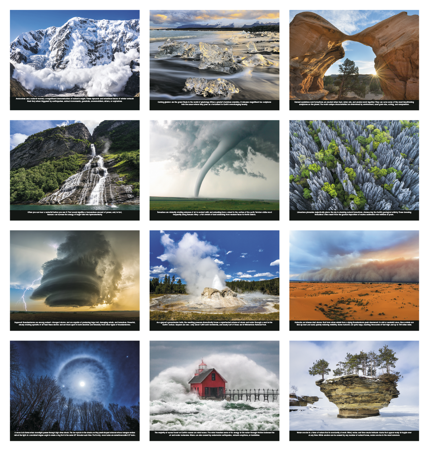 Good Value The Power of Nature Stapled Calendar-7303