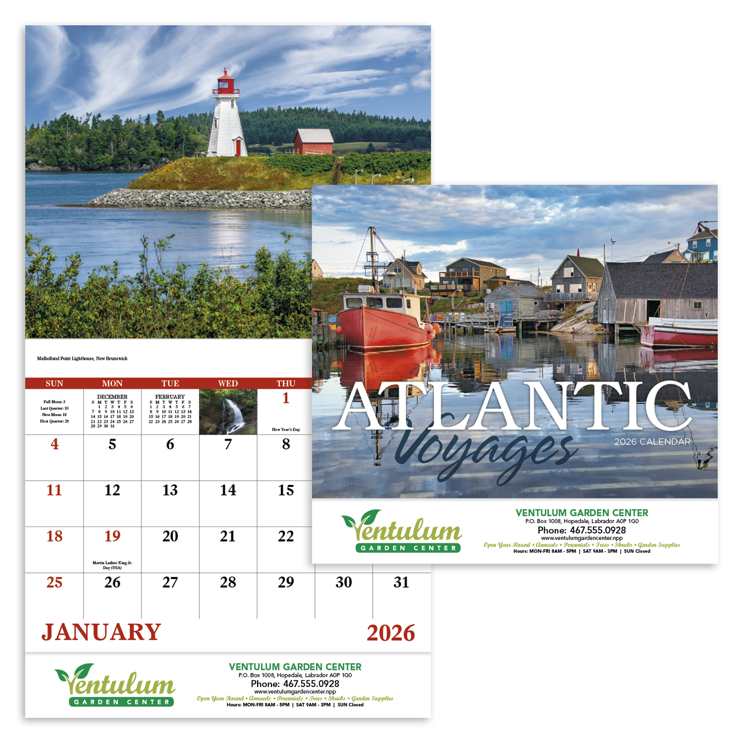 Good Value Atlantic Voyages Stapled Calendar-7310
