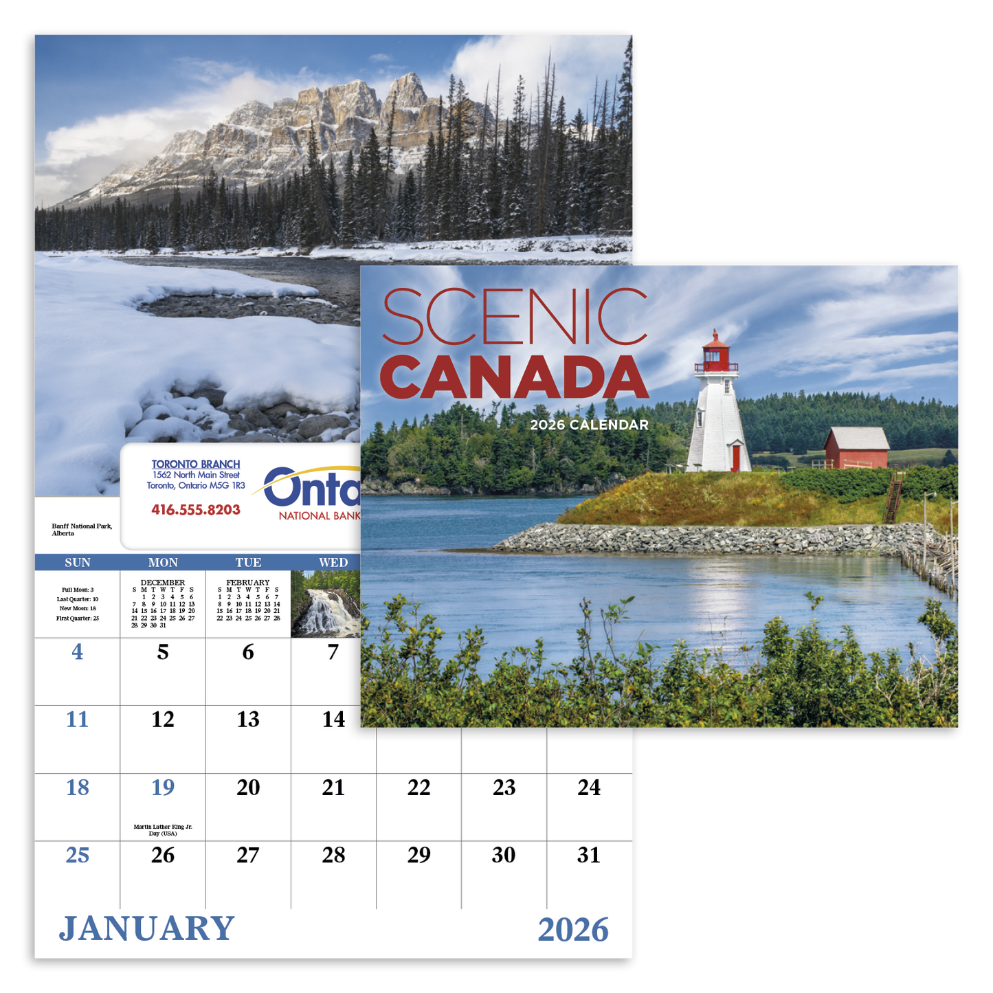 Good Value Scenic Canada Window Calendar-7502