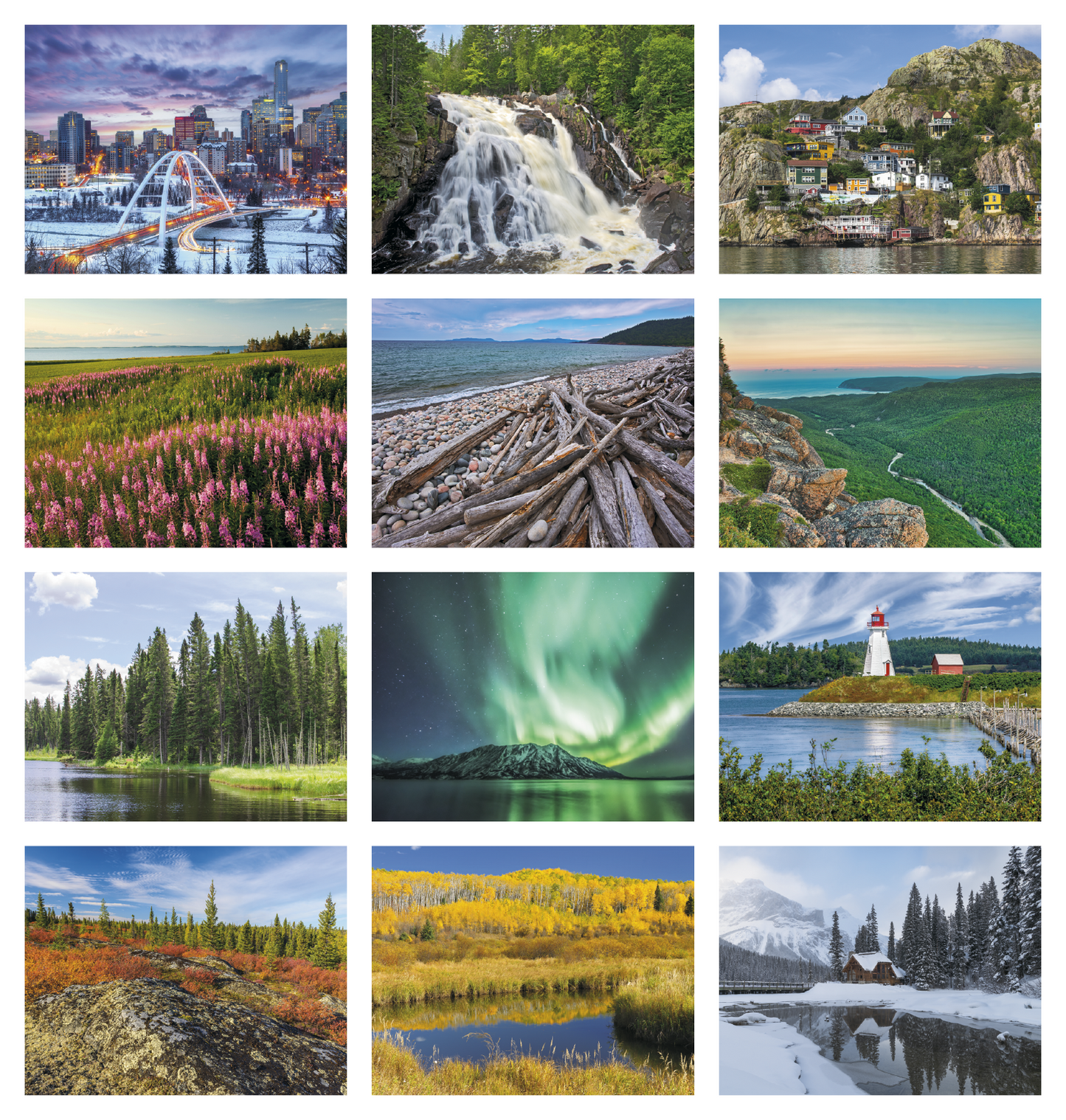 Good Value Scenic Canada Window Calendar-7502