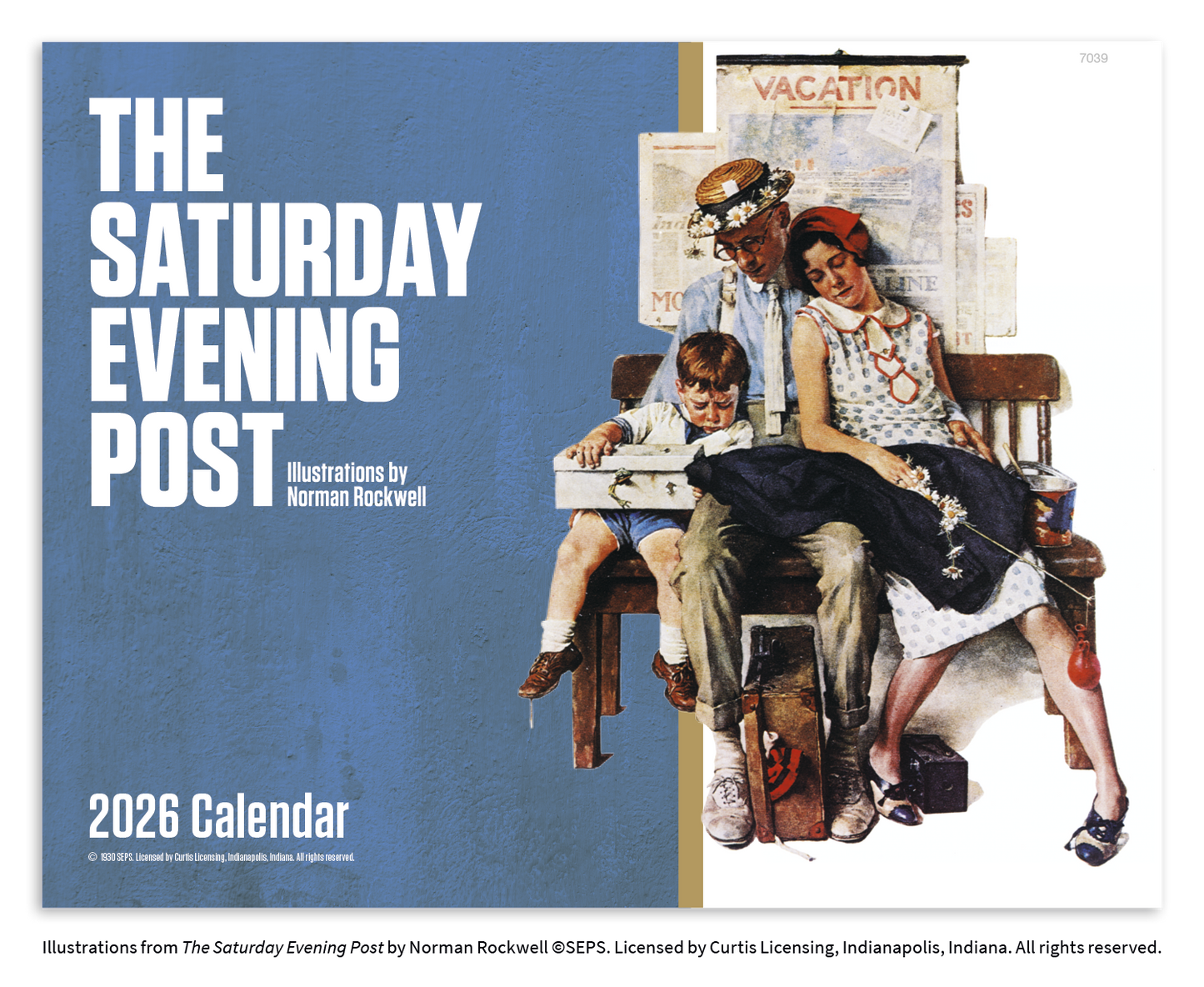 Good Value The Saturday Evening Post Window Calendar-7539