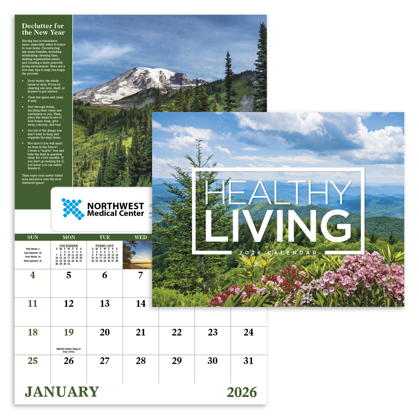 Good Value Healthy Living Window Calendar-7573