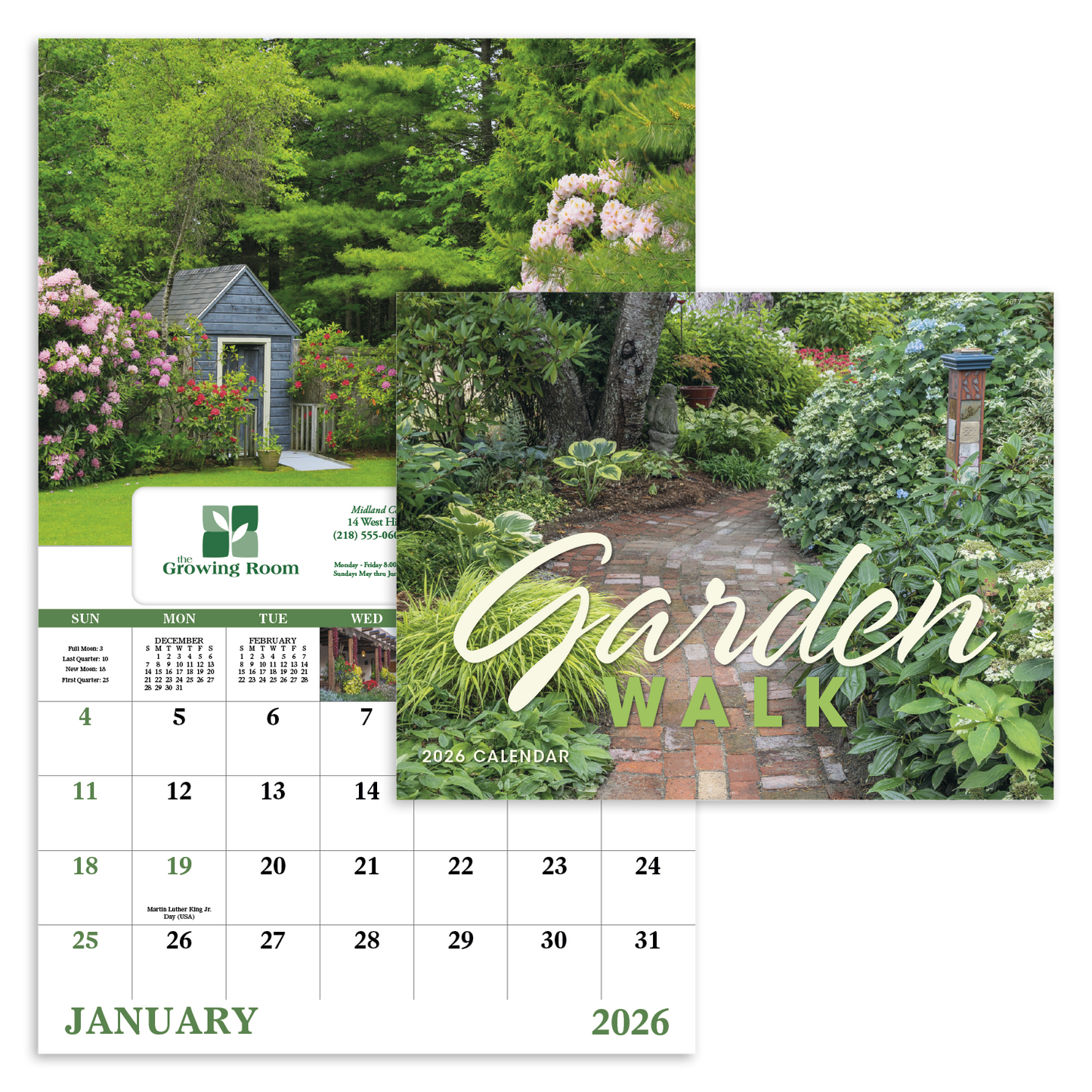 Good Value Garden Walk Window Calendar-7577