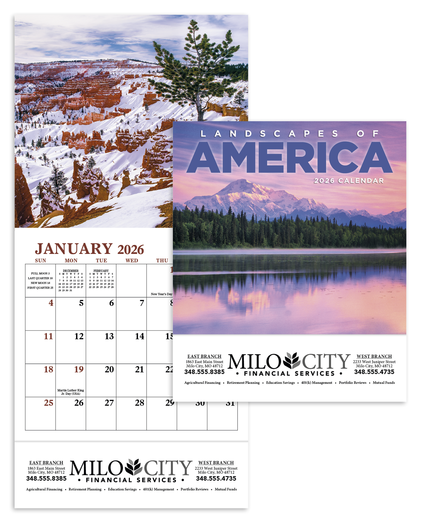 Good Value Landscapes of America Mini Calendar-7702