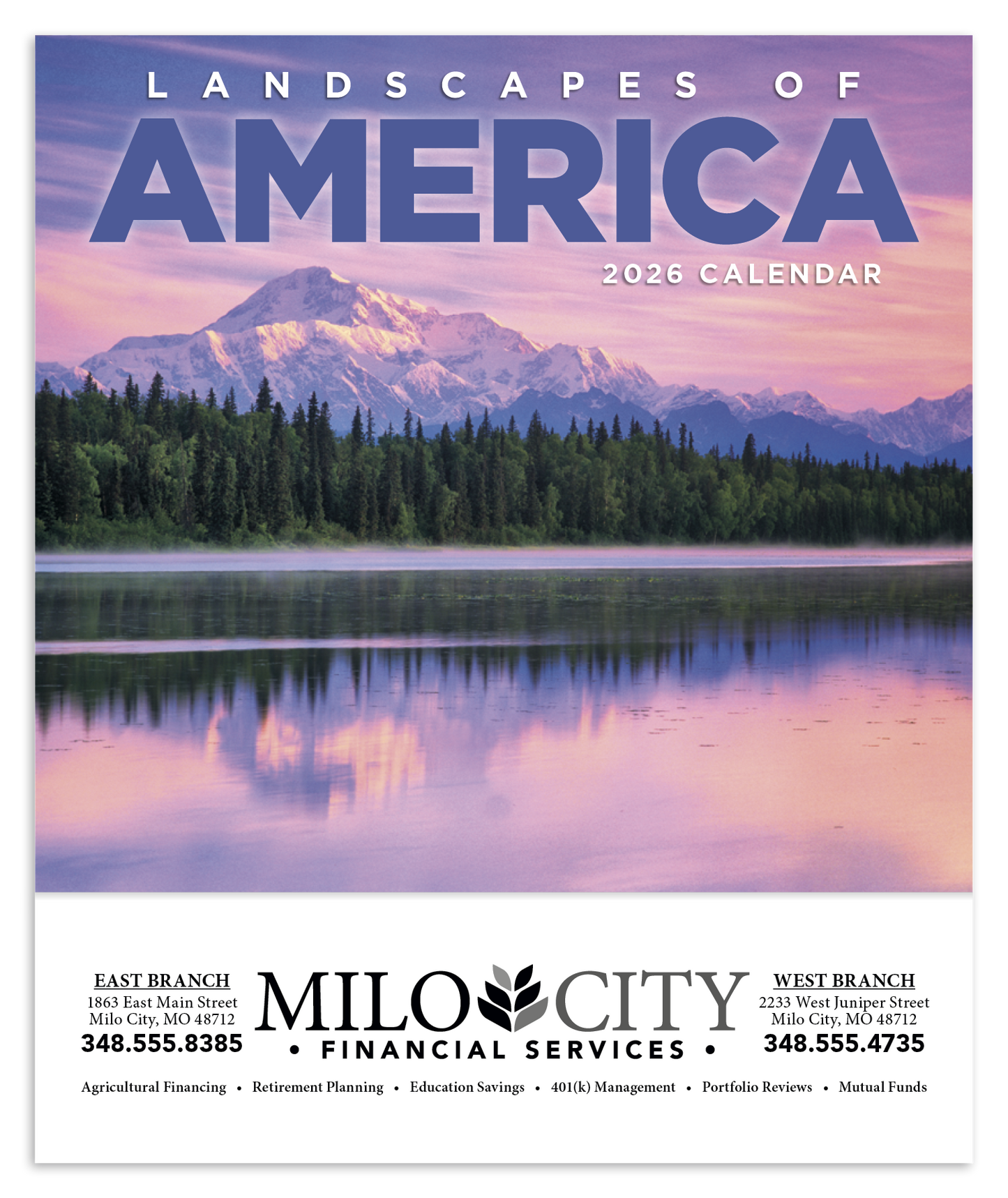 Good Value Landscapes of America Mini Calendar-7702