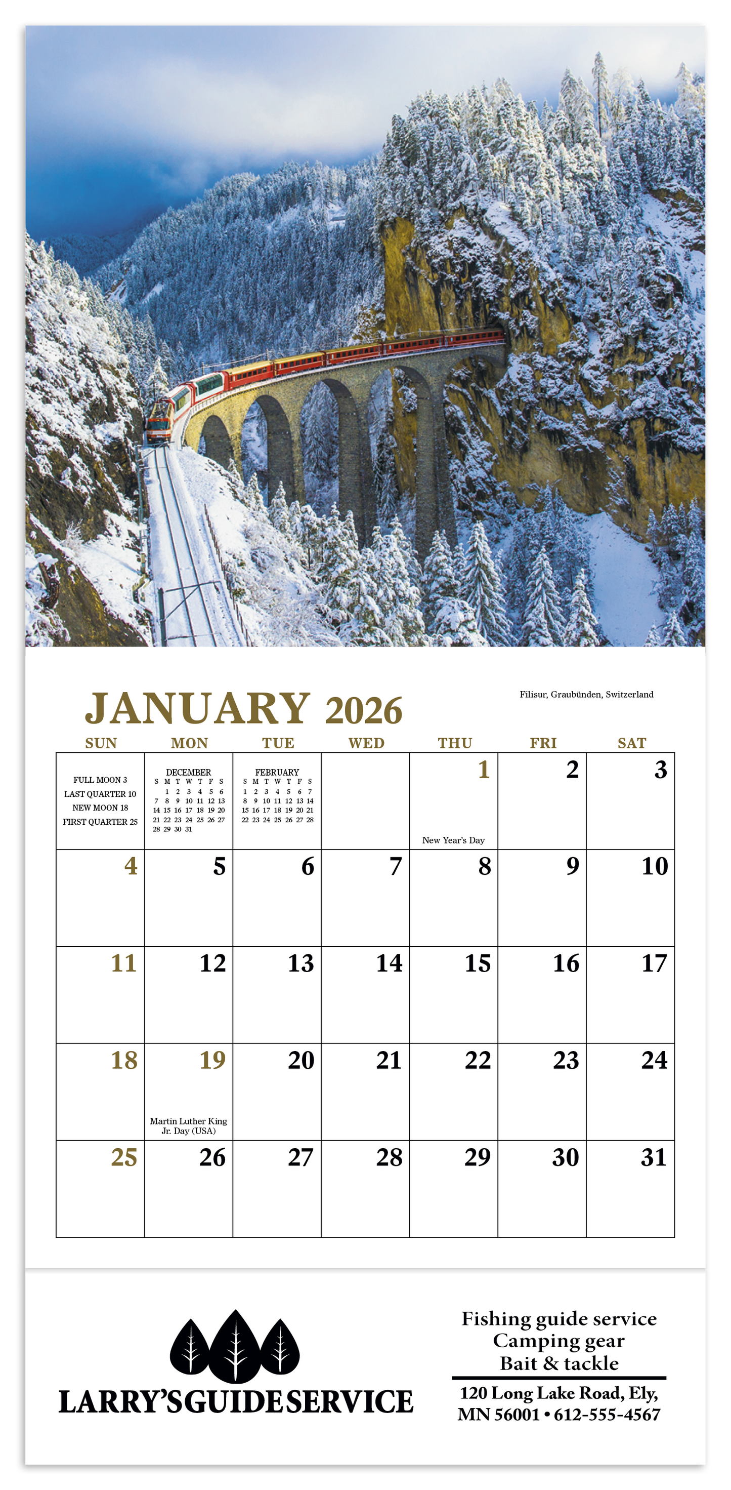 Good Value Glorious Getaways Mini Calendar-7726