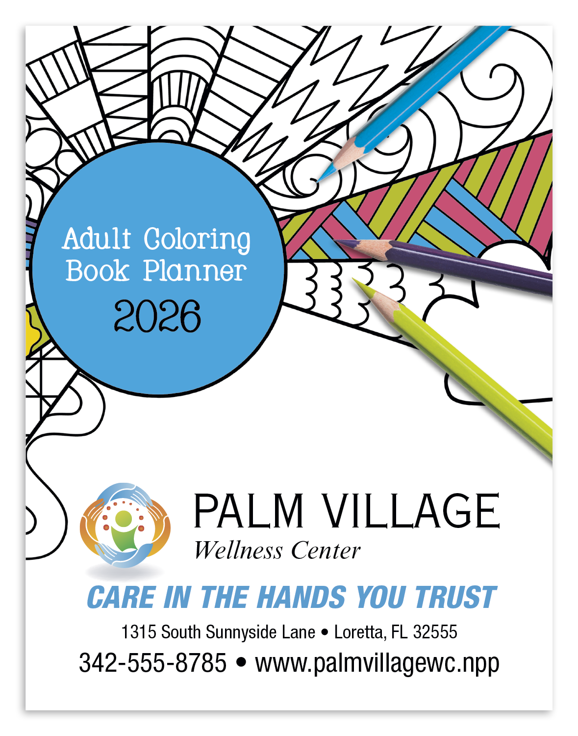 Good Value Adult Coloring Book Planner-8200