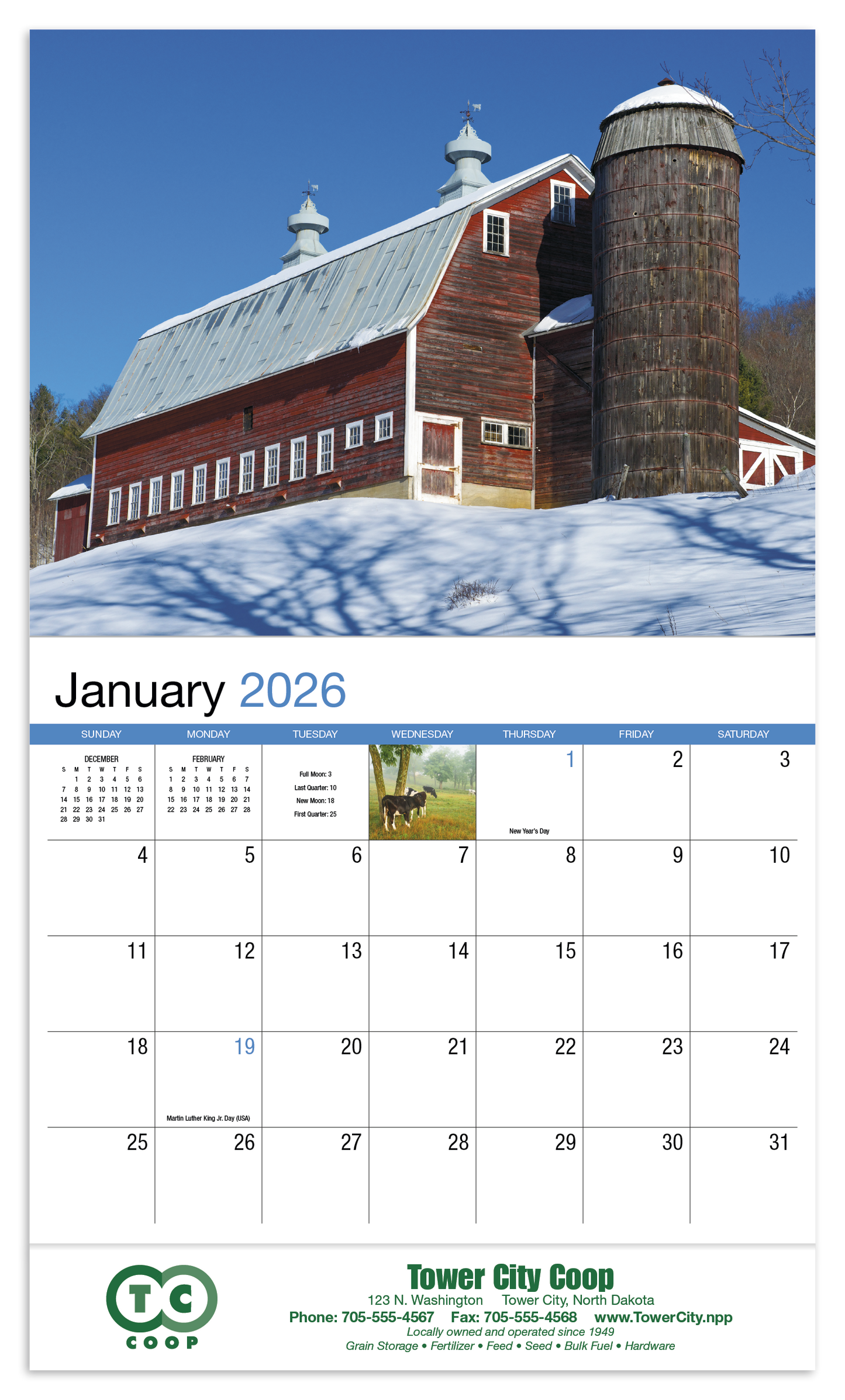 HotLine Products Americas Bounty Appointment Calendar Stapled-831